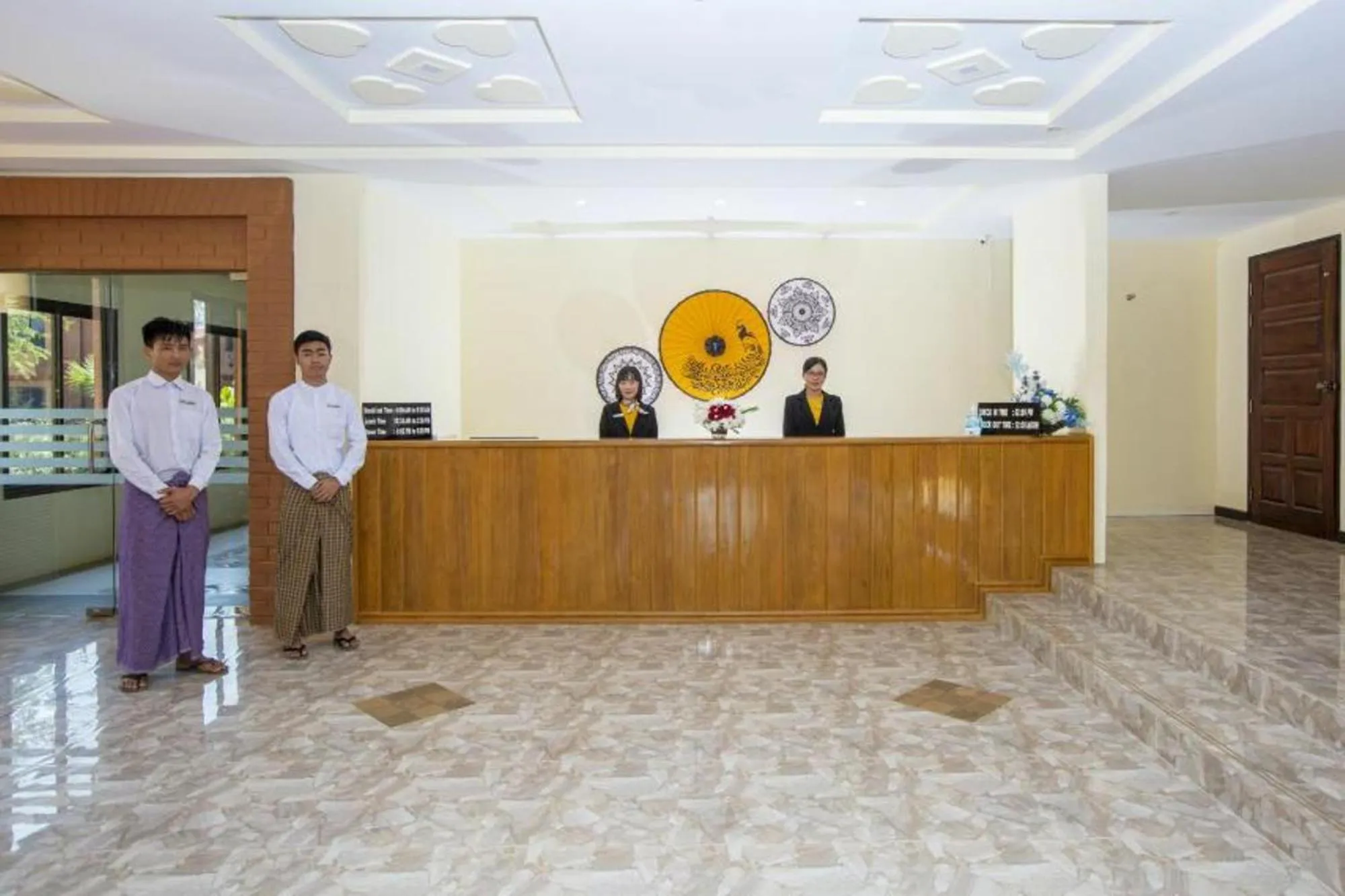 Staff in Acacia Hotel Bagan