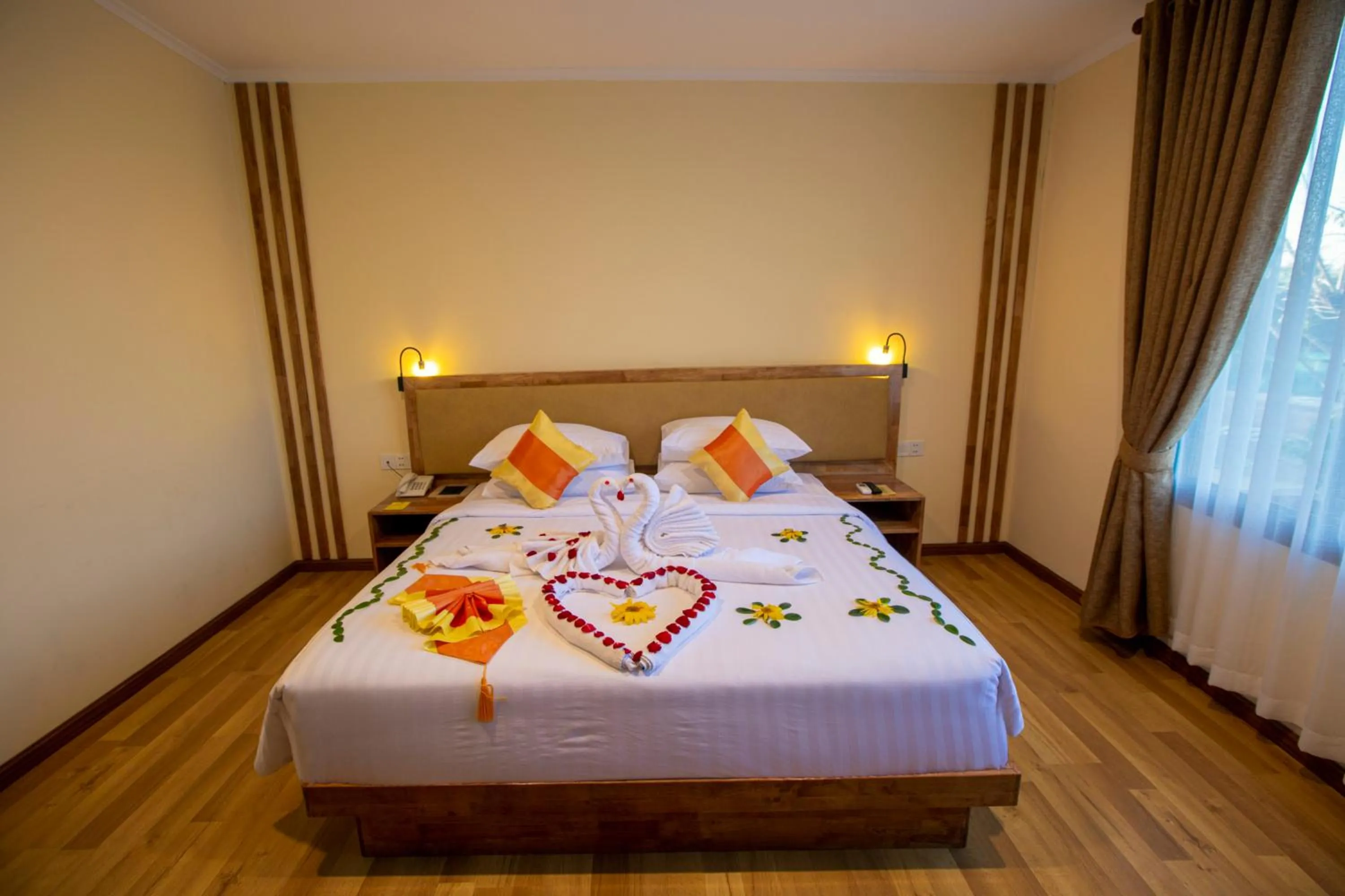 Bed in Acacia Hotel Bagan