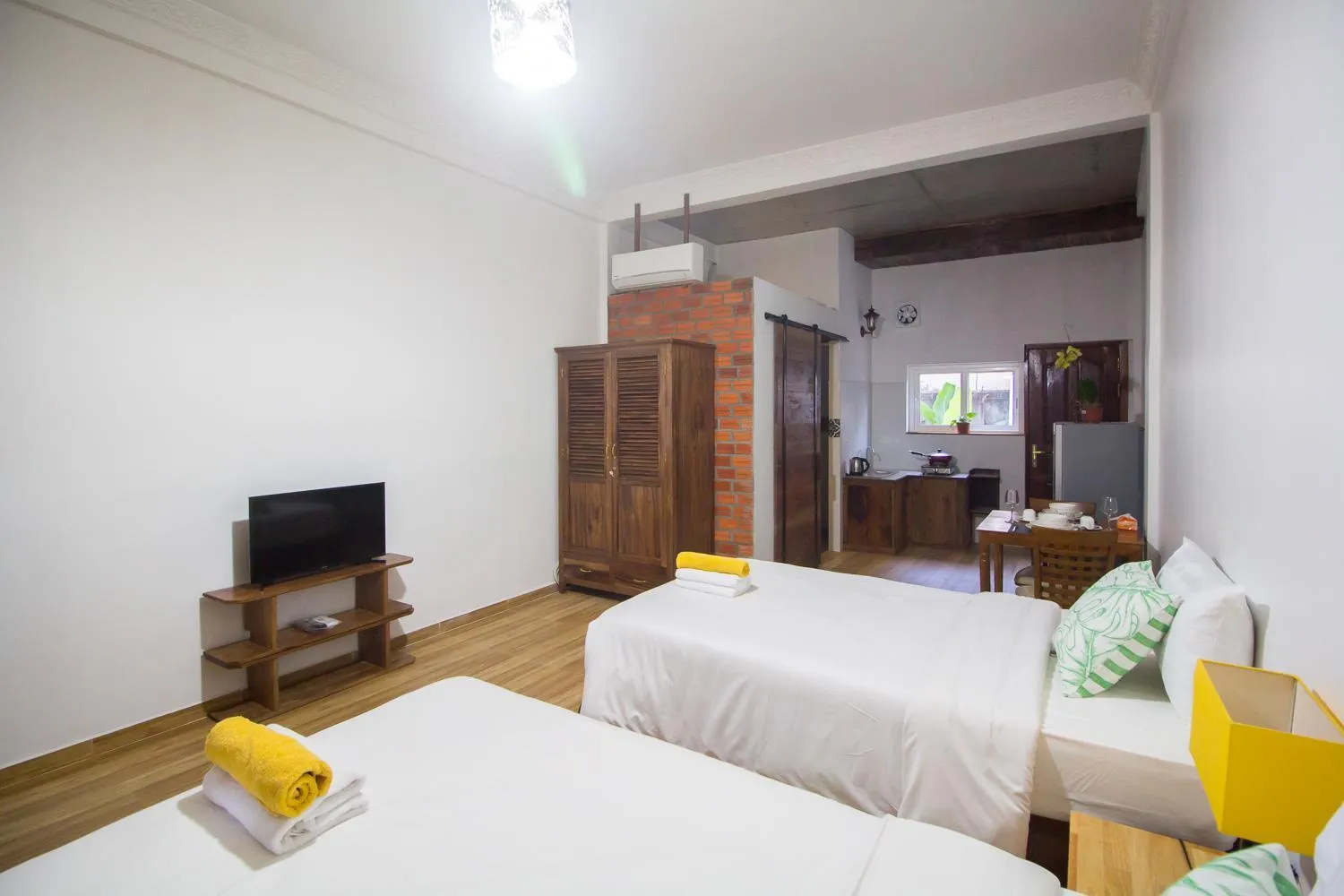 Photo of the whole room, Bed in ANGKOR DINO HOME