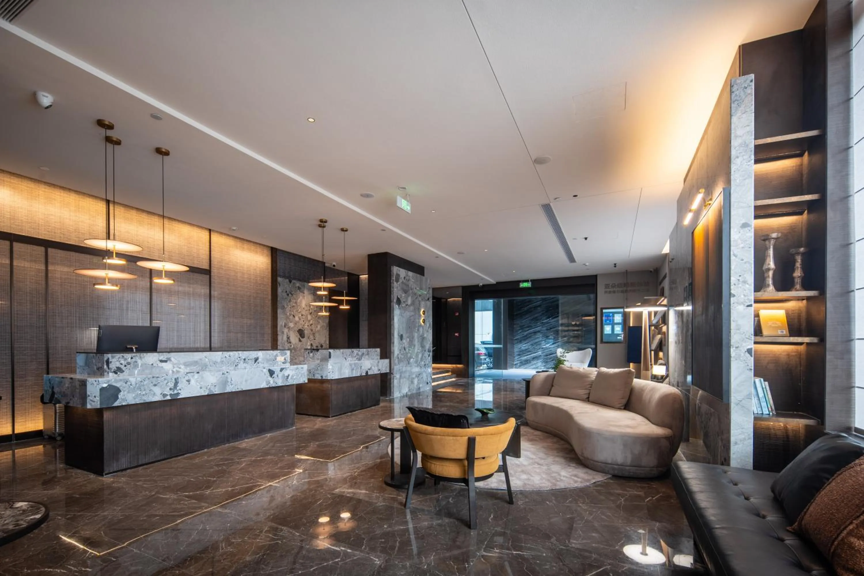 Seating area in Atour Hotel Chengdu Wuhou Temple