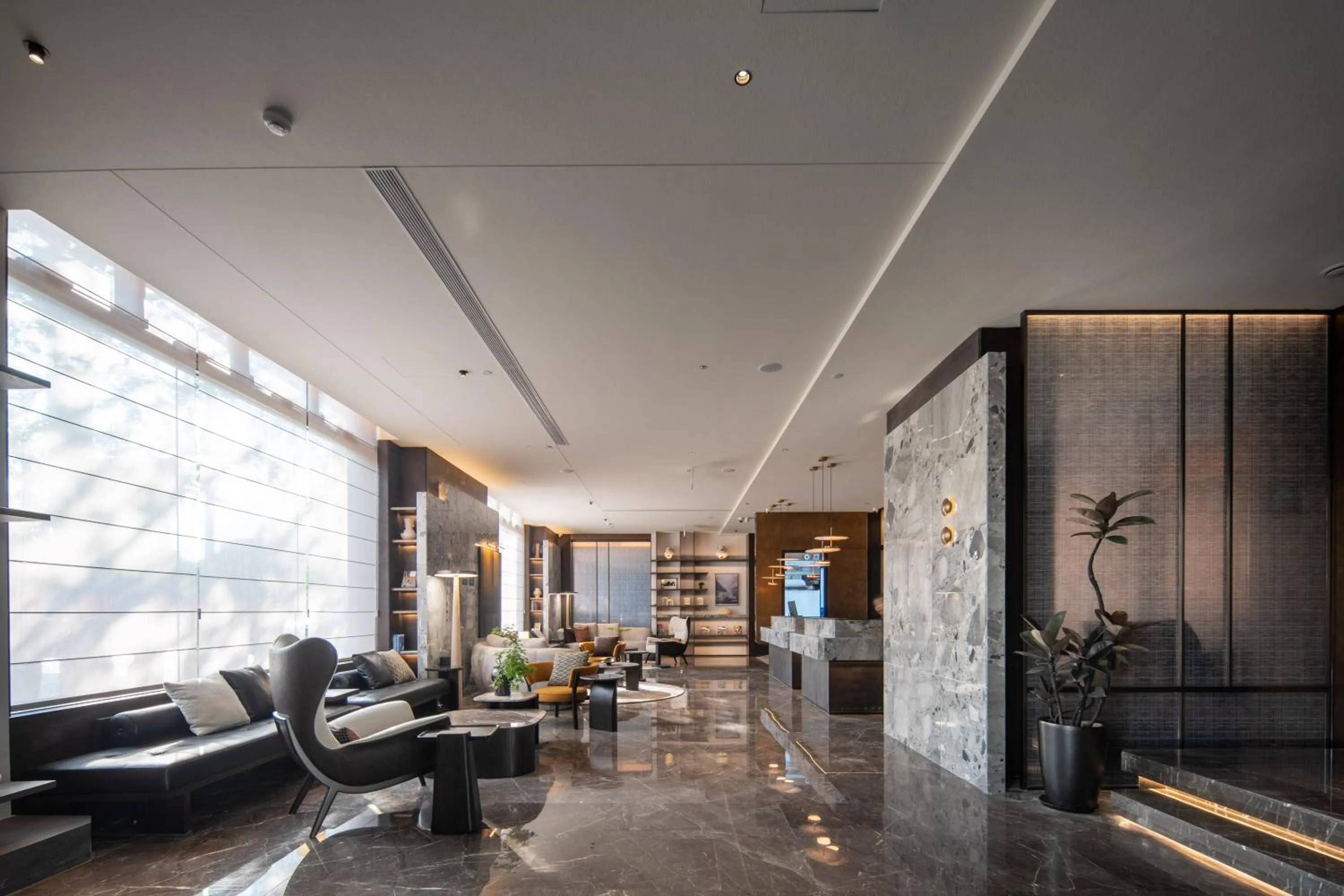 Seating area in Atour Hotel Chengdu Wuhou Temple