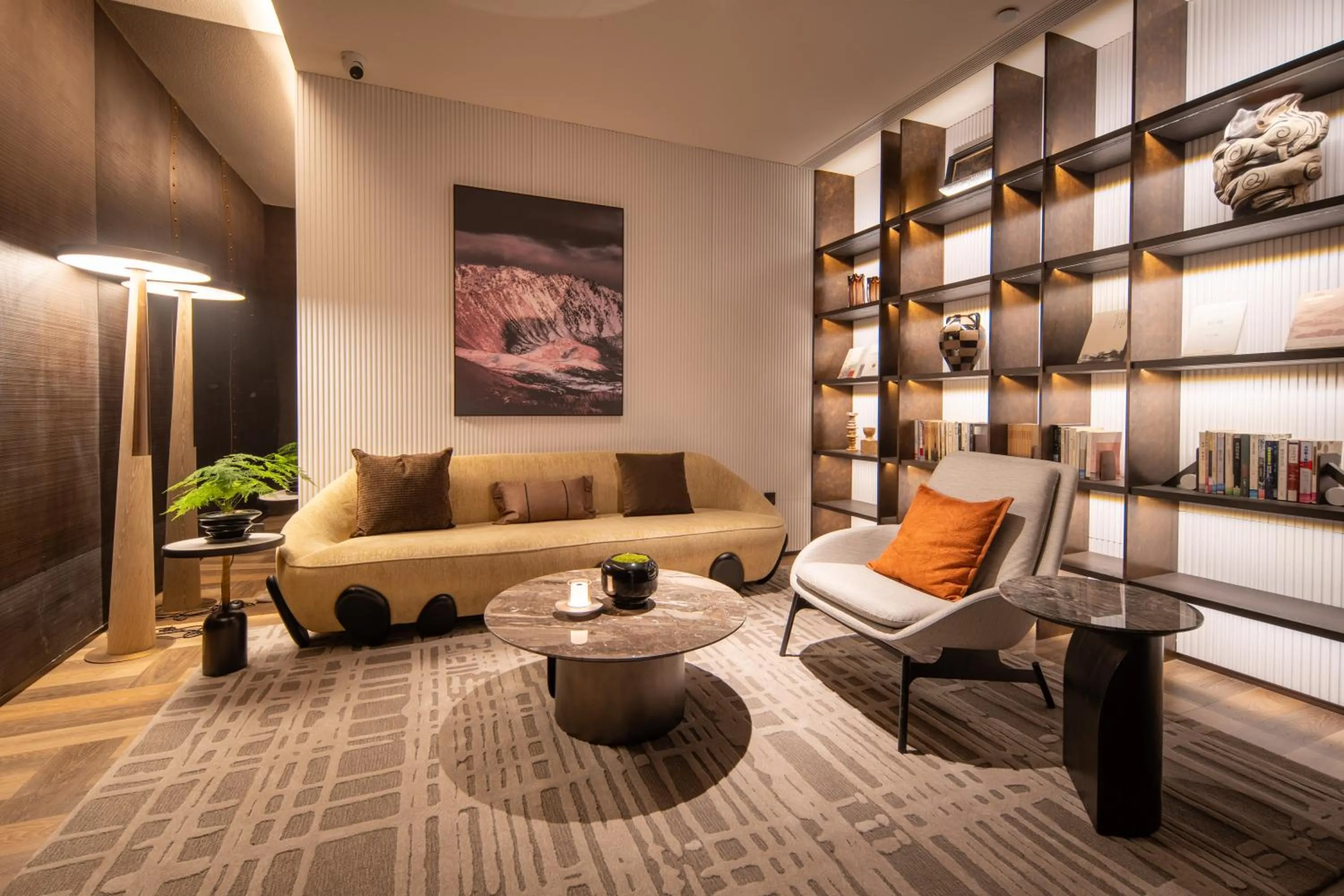 Seating area in Atour Hotel Chengdu Wuhou Temple