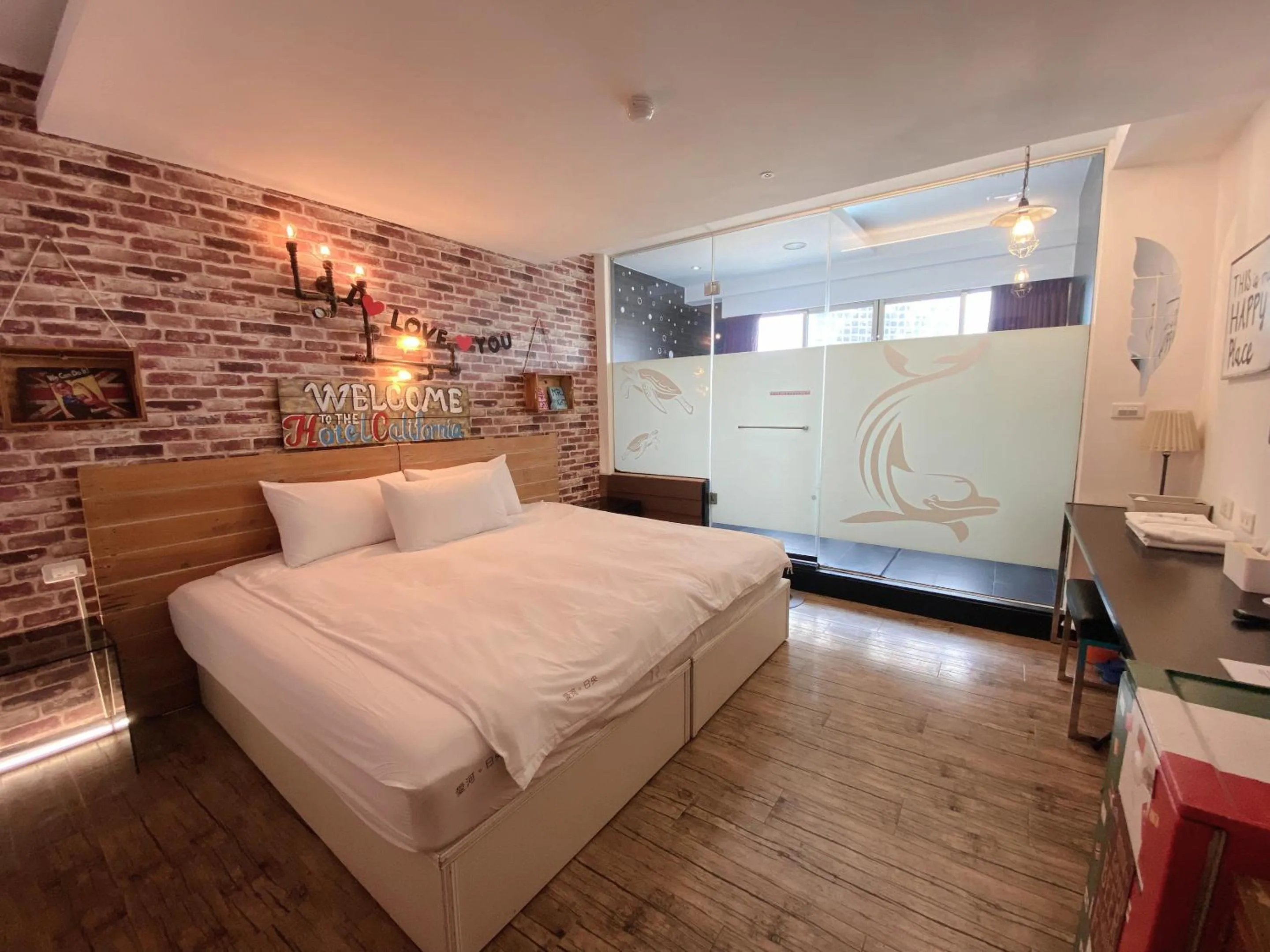 Bed in Love River Inn 愛河日央