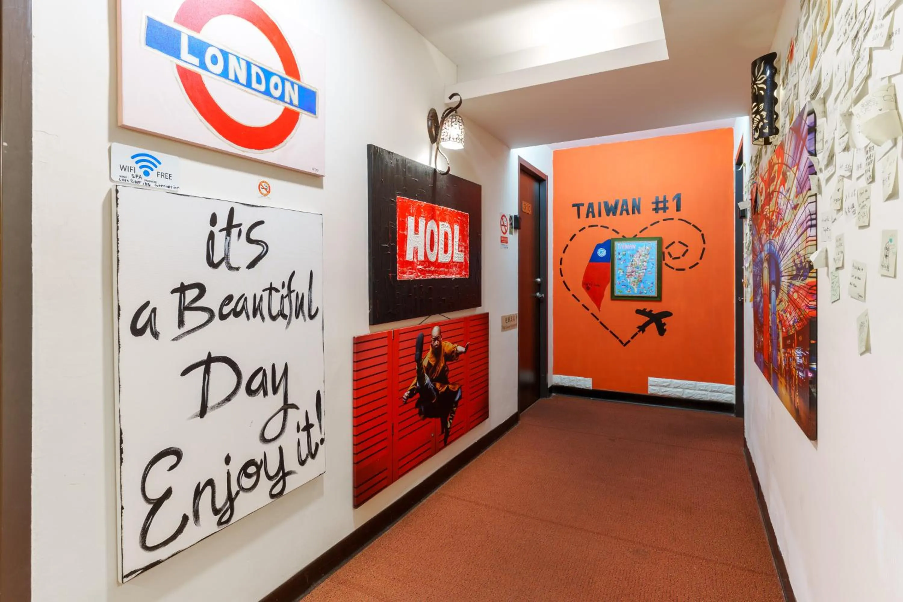 Living room in Love River Inn 愛河日央