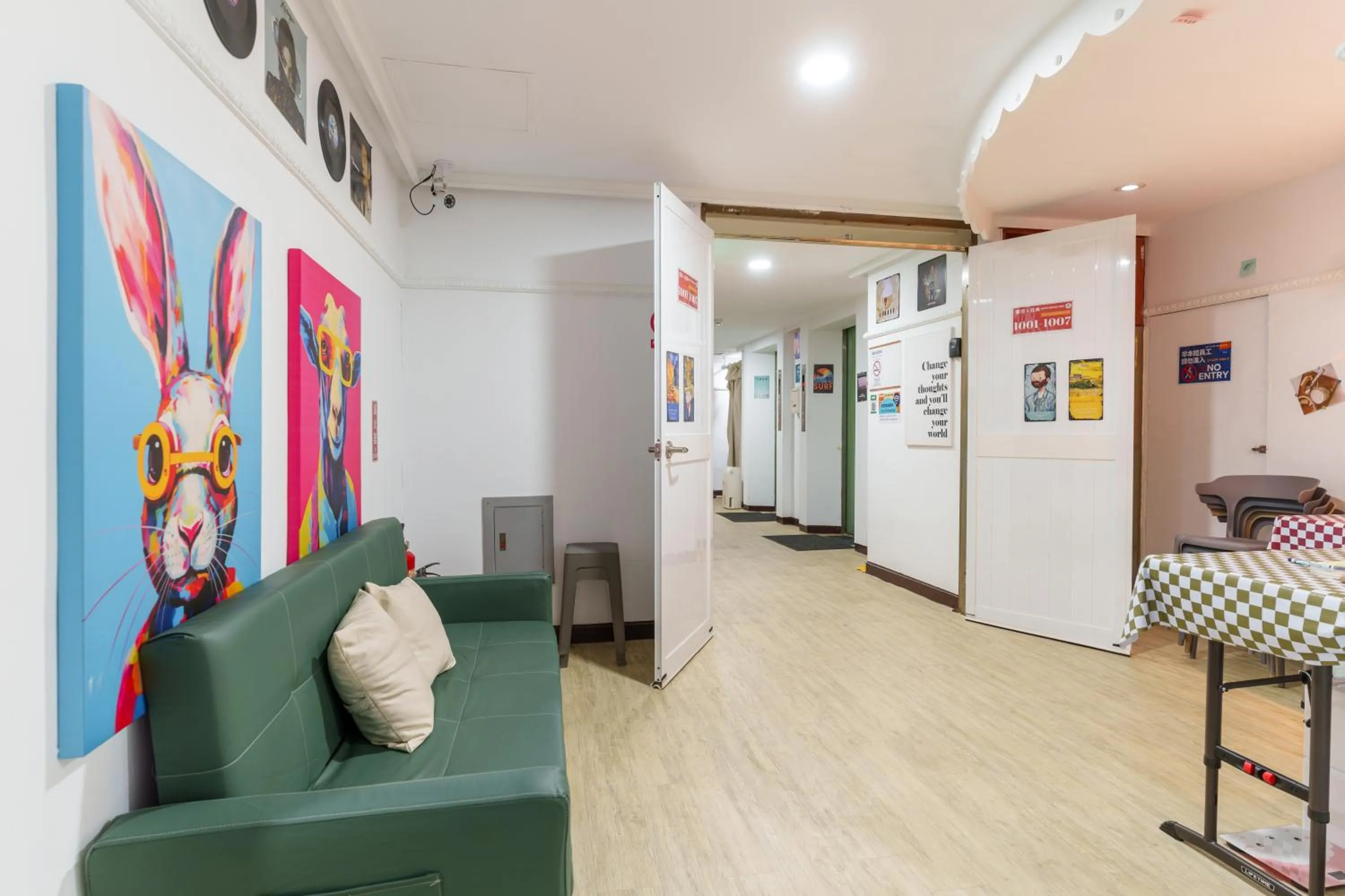 Living room in Love River Inn 愛河日央