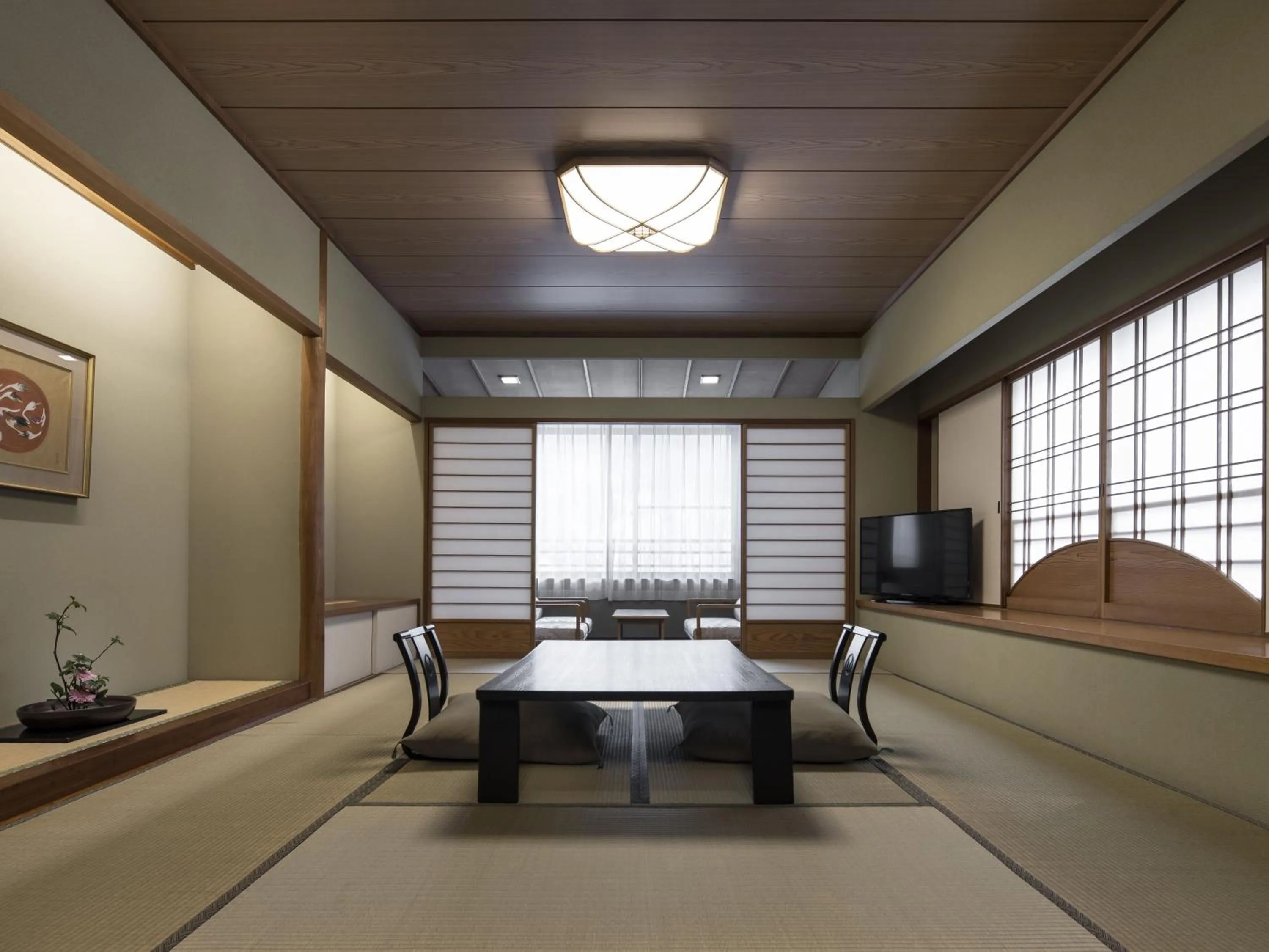 Photo of the whole room in Dai-ichi Takimotokan