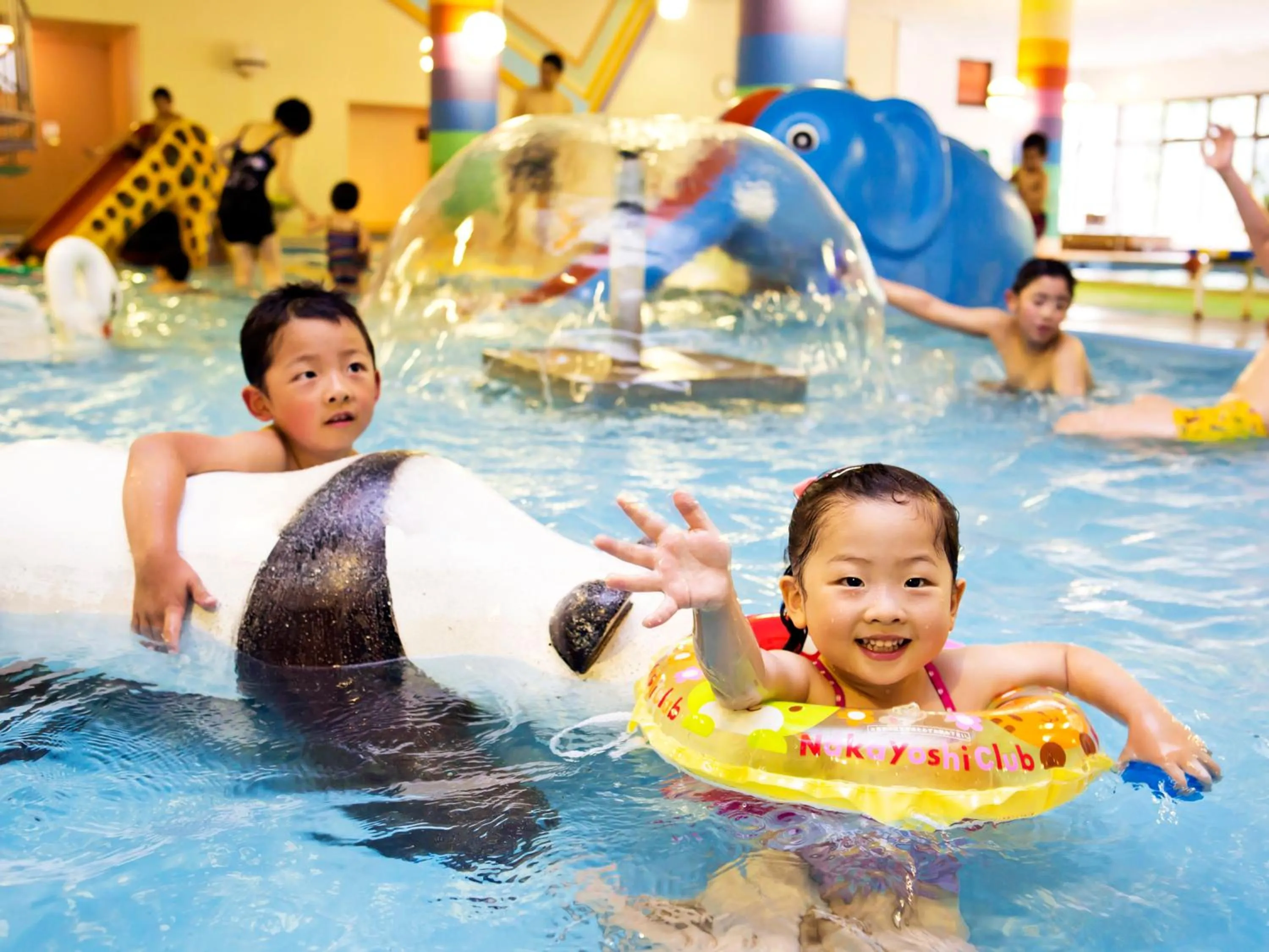 Swimming pool in Dai-ichi Takimotokan