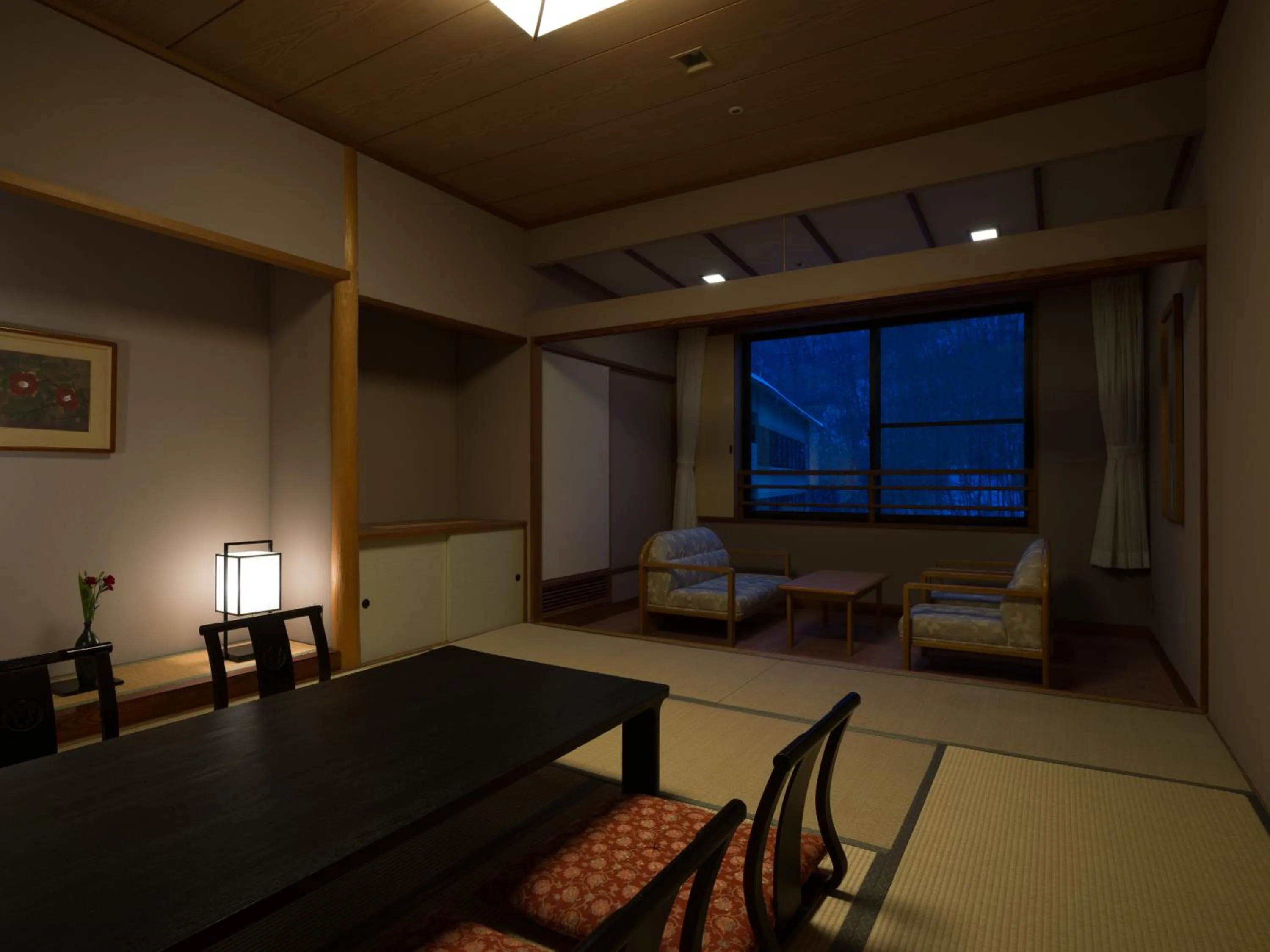 Photo of the whole room in Dai-ichi Takimotokan