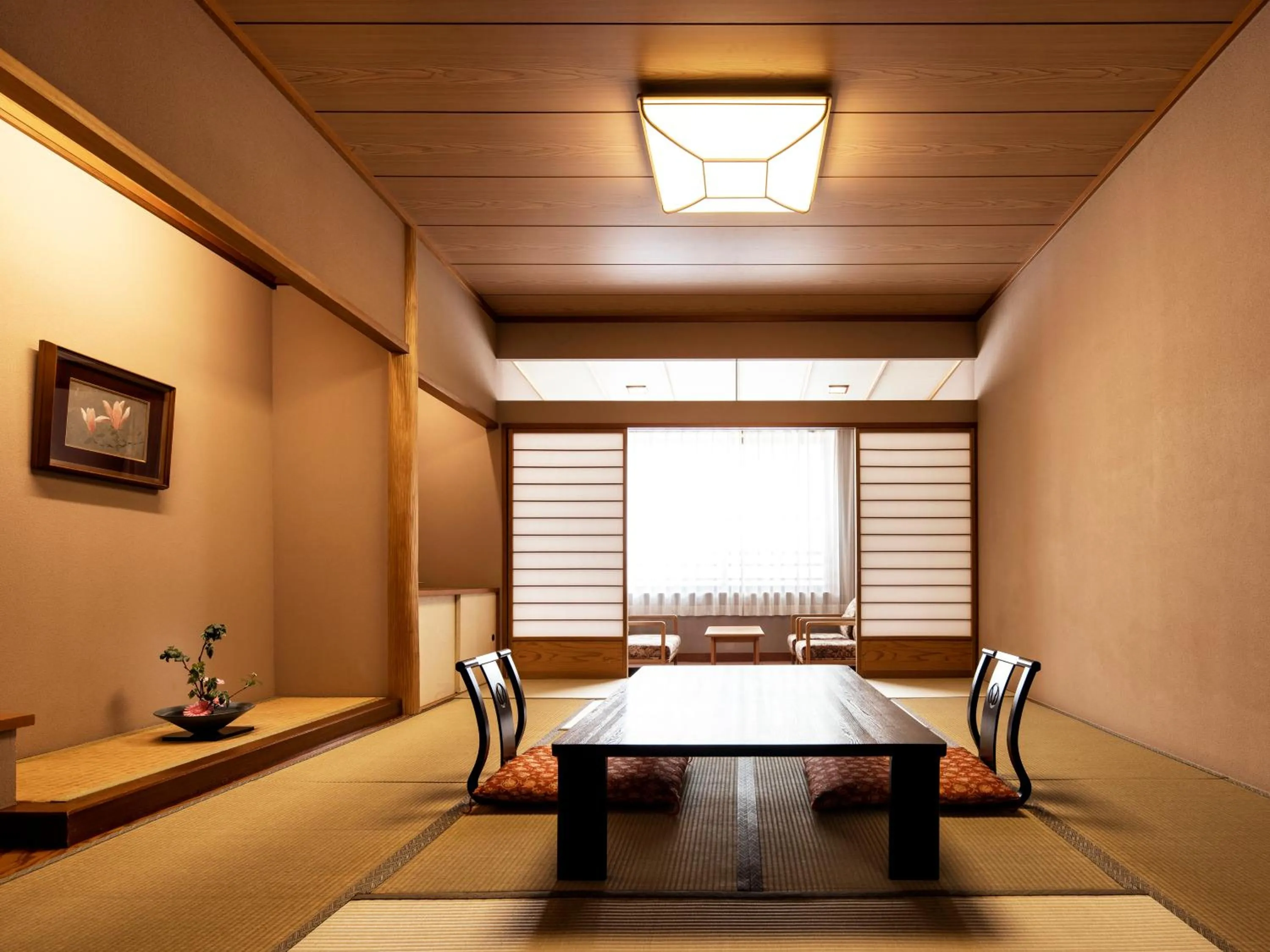 Photo of the whole room in Dai-ichi Takimotokan