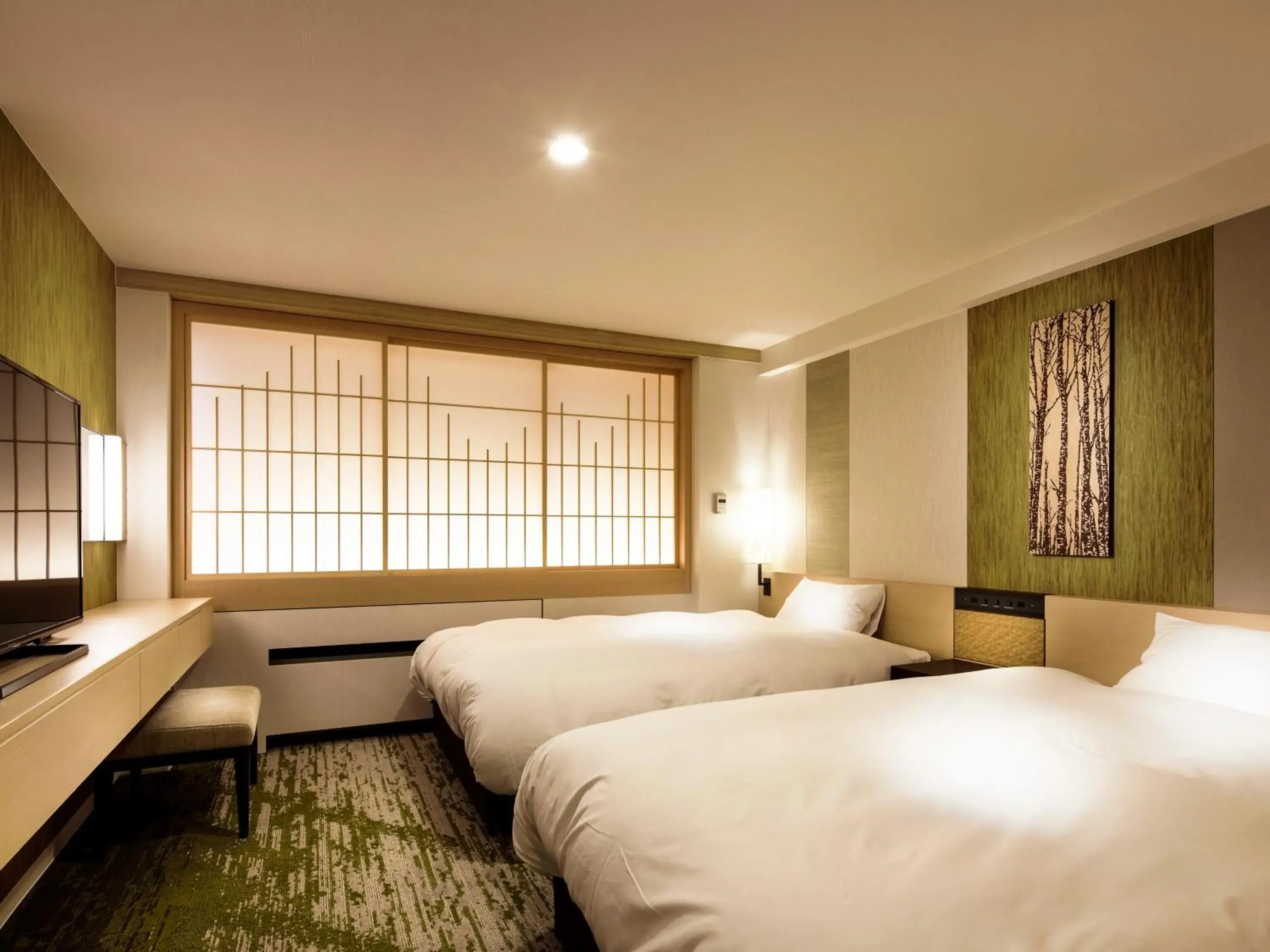 Photo of the whole room, Bed in Dai-ichi Takimotokan Photo of the whole room, Bed in Dai-ichi Takimotokan