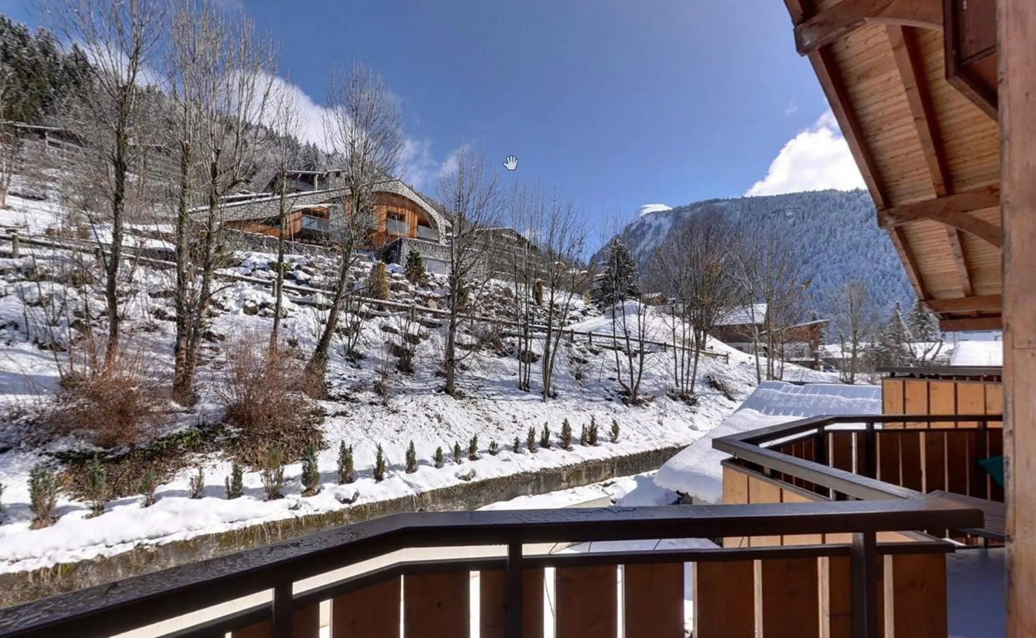 Garden view in Hotel & Spa Le Dahu
