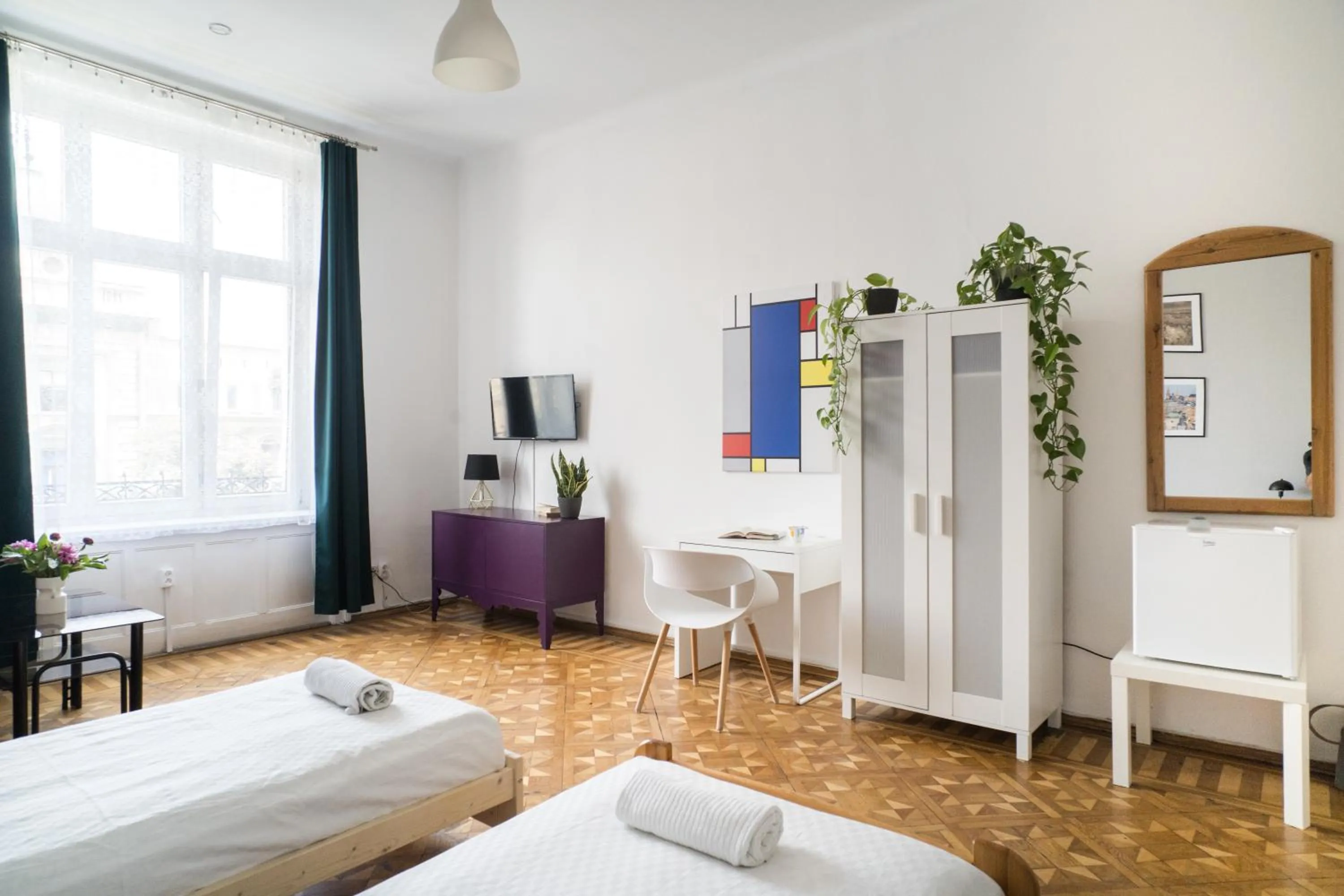 Bed in Roller Aparthotel