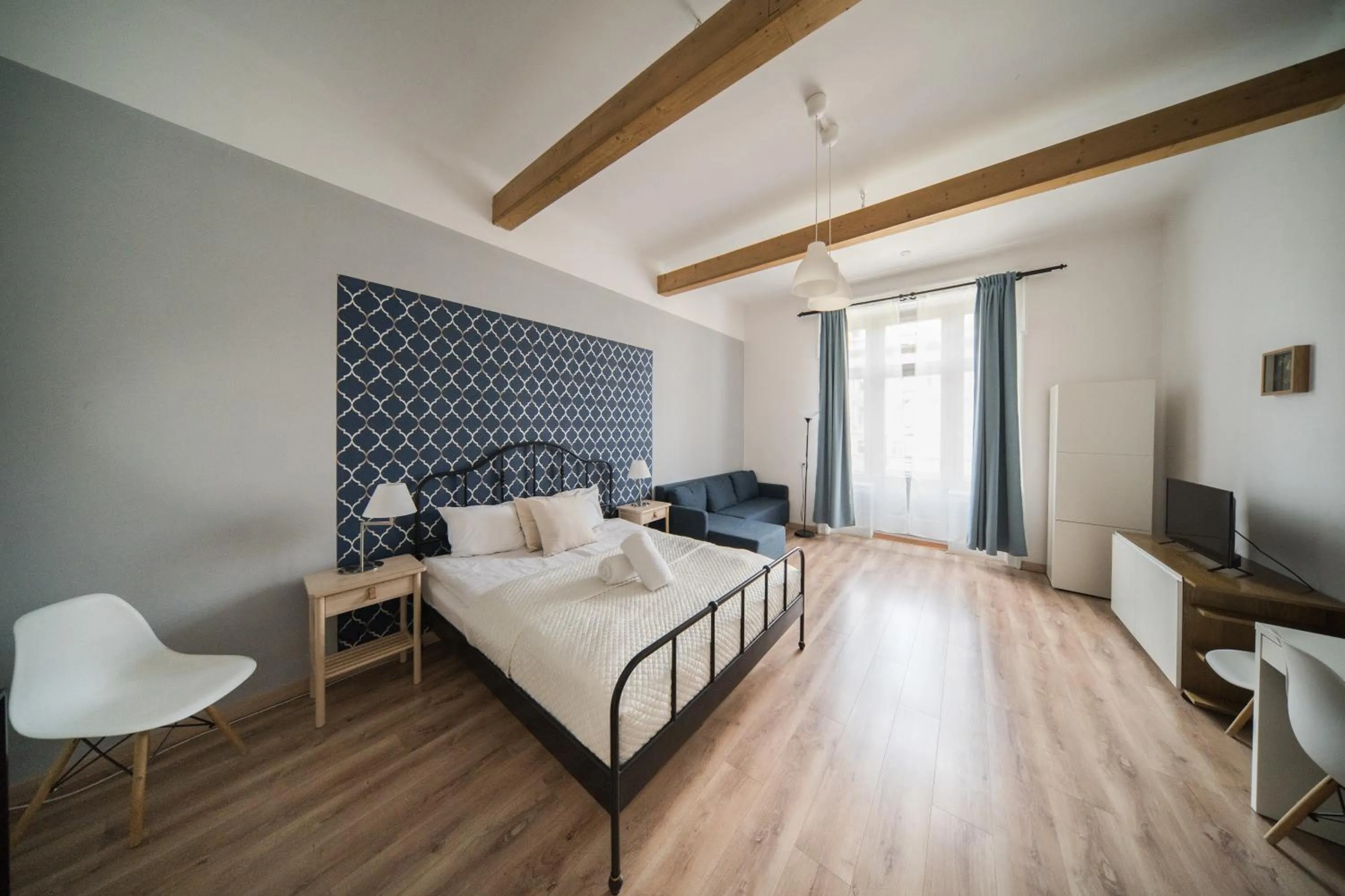 Bed in Roller Aparthotel