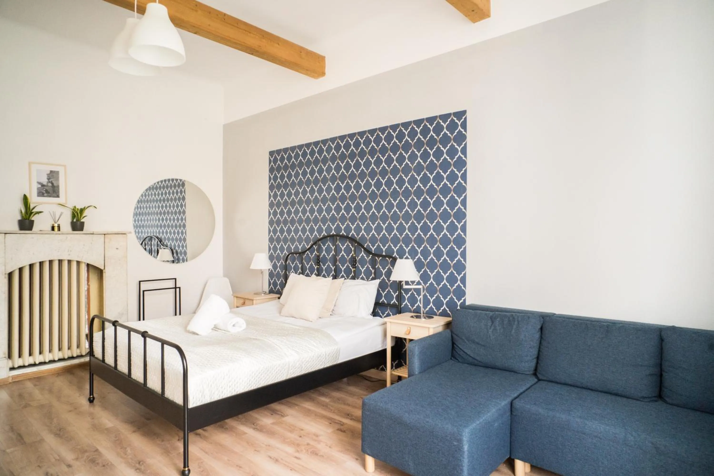 Bed in Roller Aparthotel