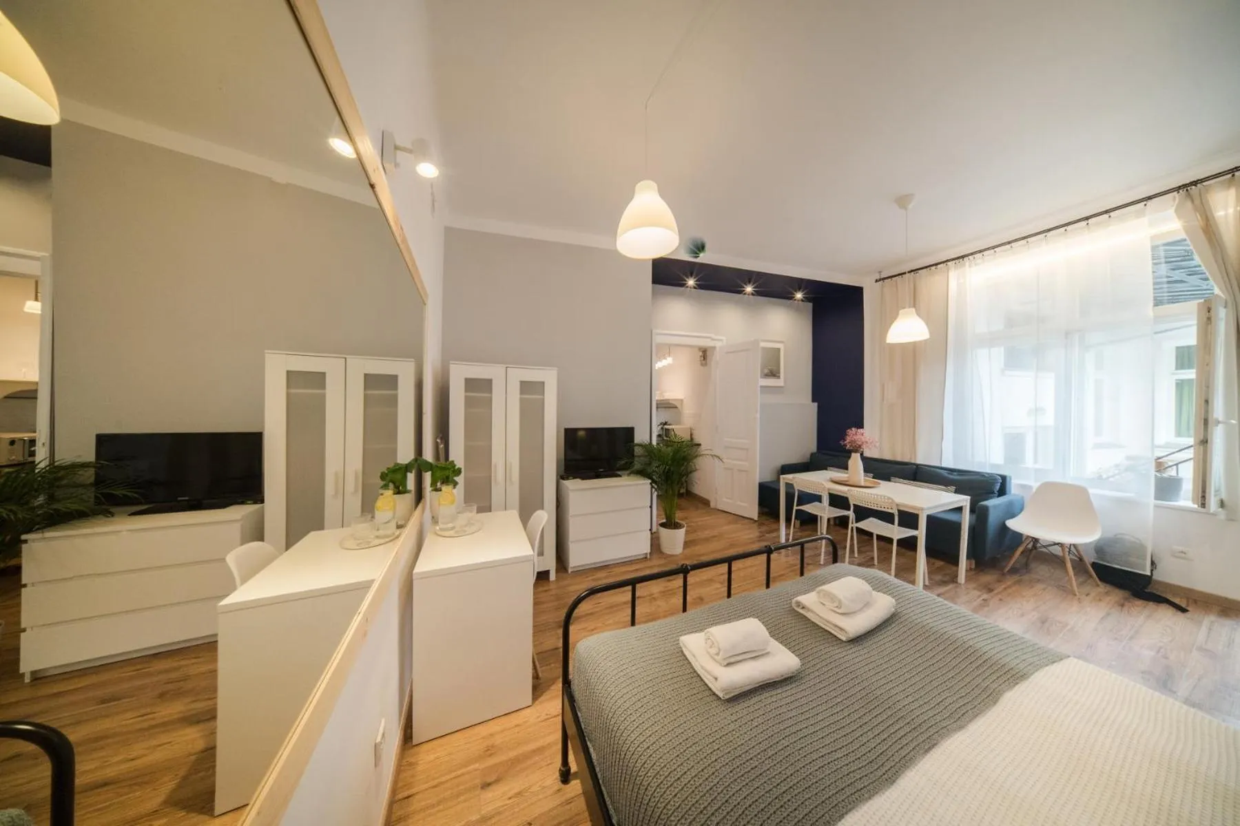 Bed in Roller Aparthotel