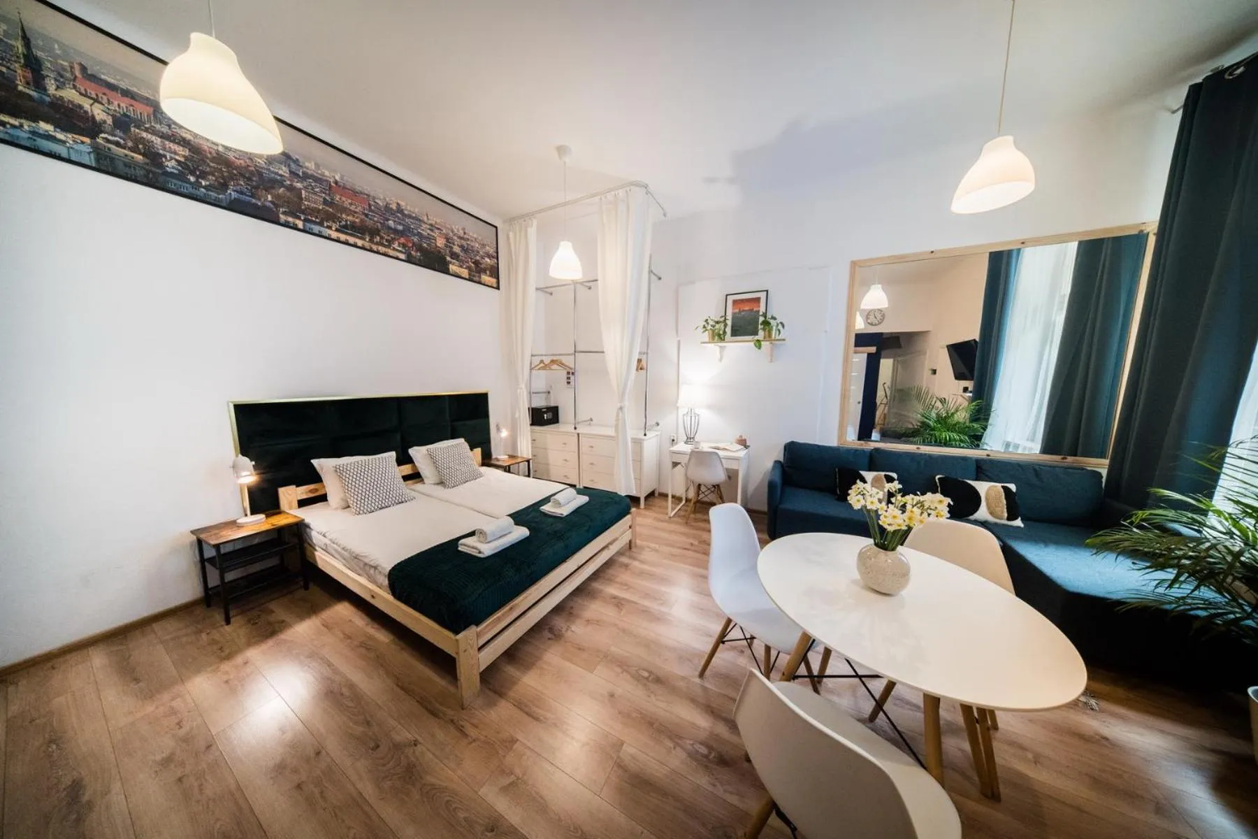 Bed in Roller Aparthotel