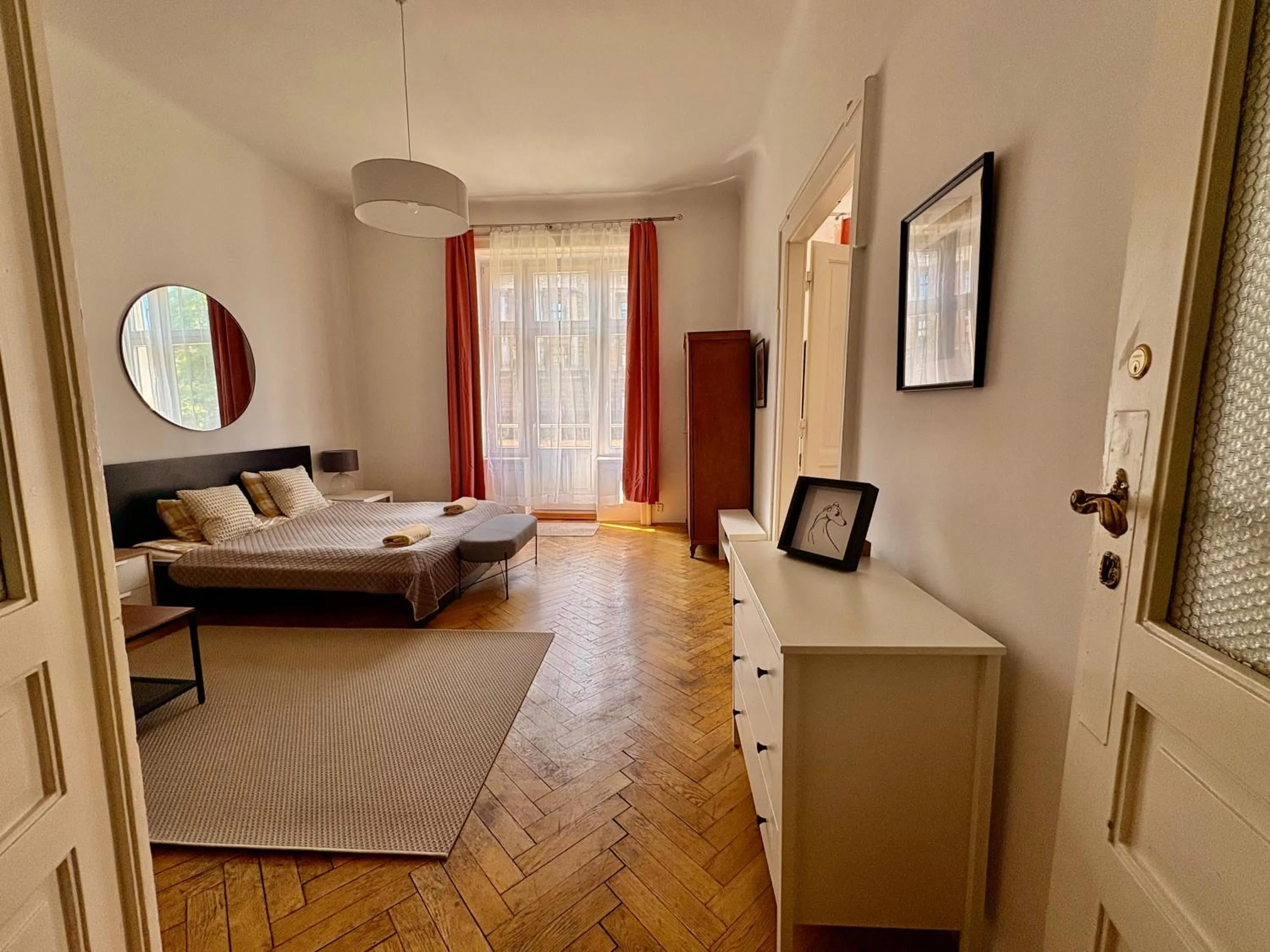 Decorative detail, Bed in Roller Aparthotel