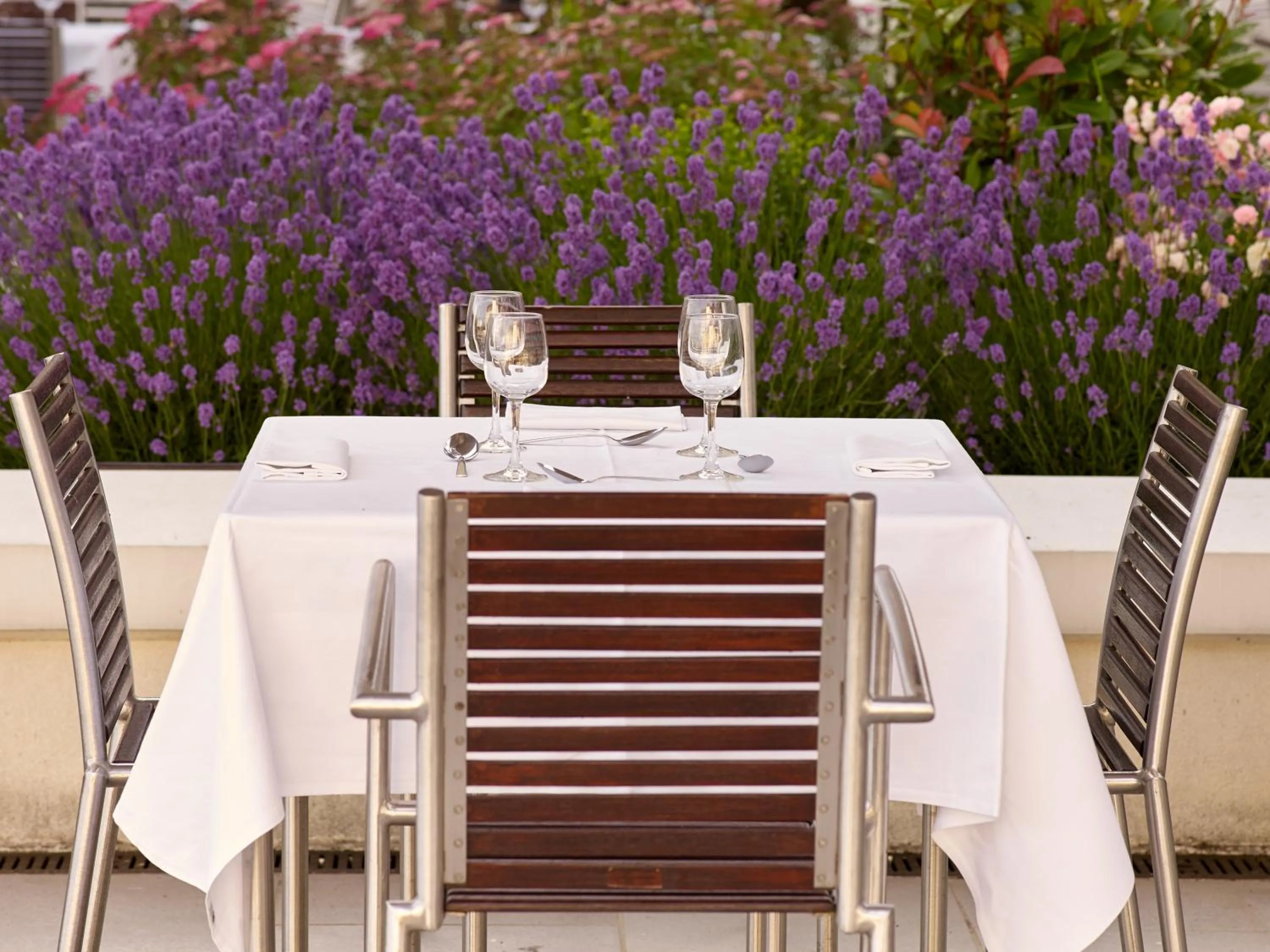 Patio in Radisson Blu Hotel Paris, Marne-la-Vallée