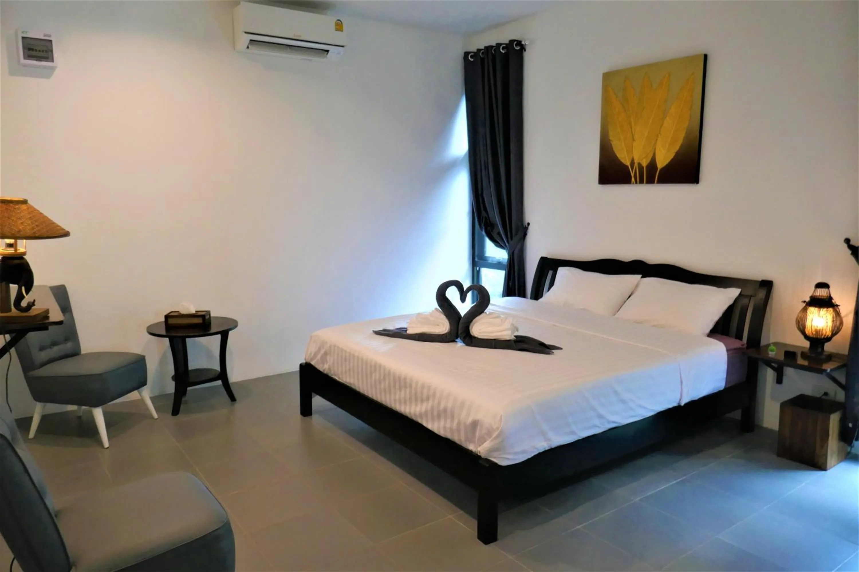 Bed in Serene Resort