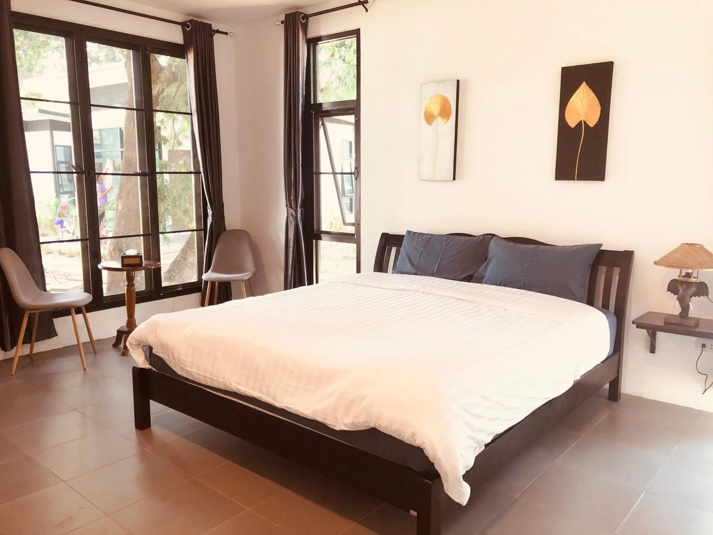 Bed in Serene Resort