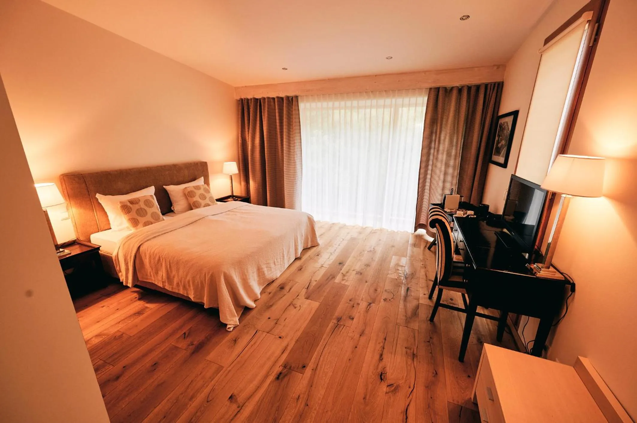 Bed in Villa Waldesruh