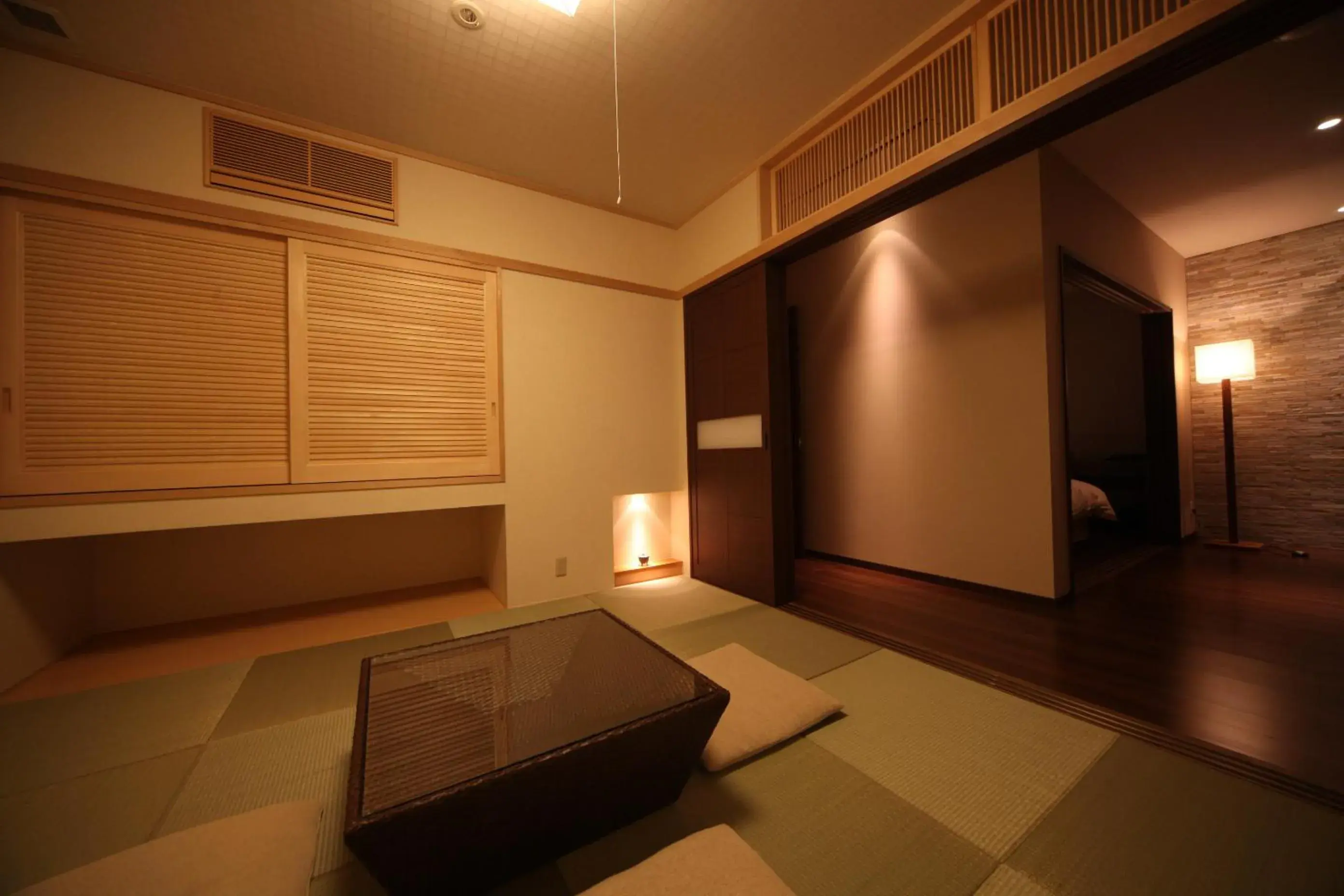 Seating area, Bed in AMANE resort SEIKAI Seating area, Bed in AMANE resort SEIKAI
