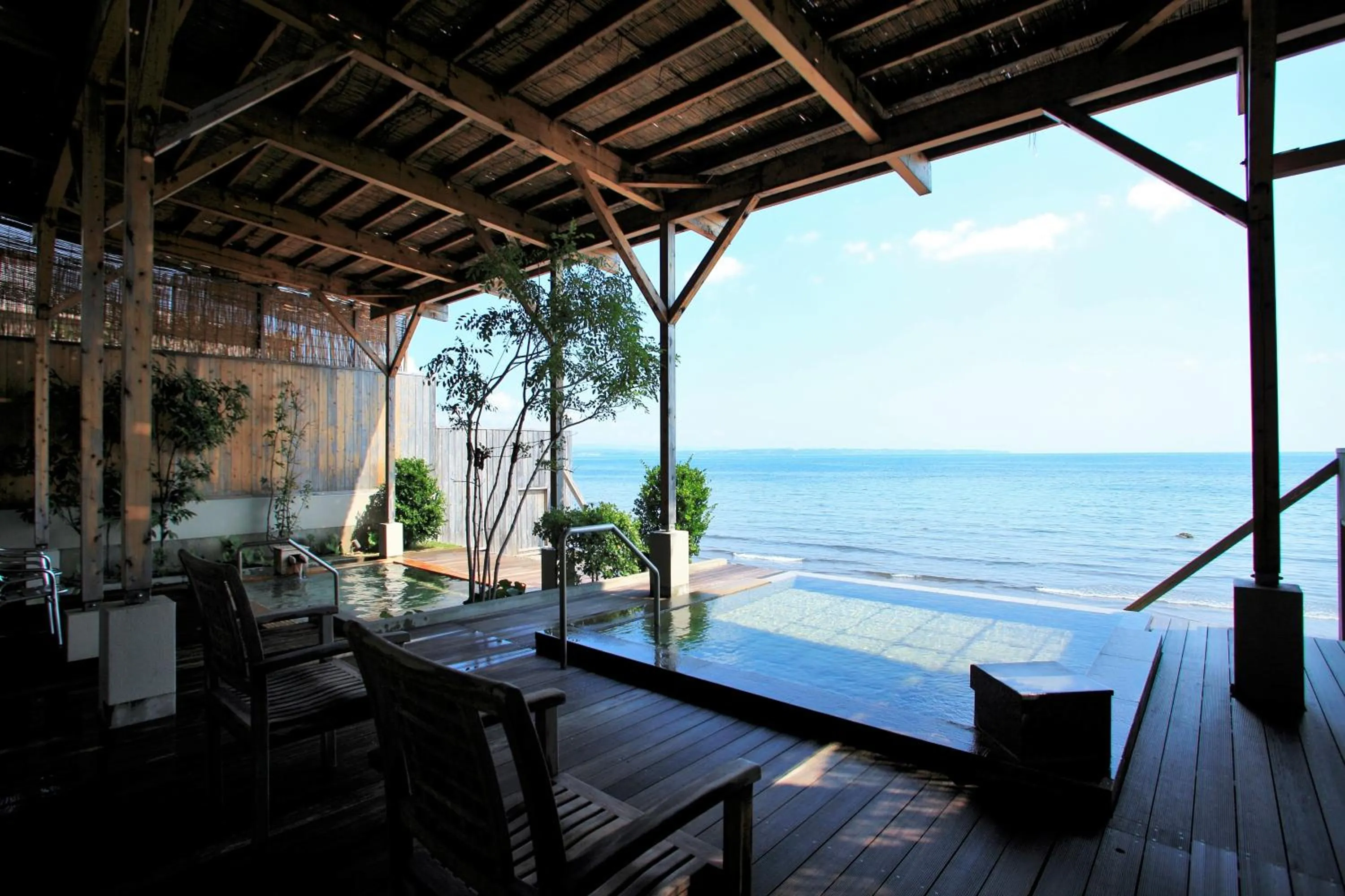 Hot Spring Bath in AMANE resort SEIKAI