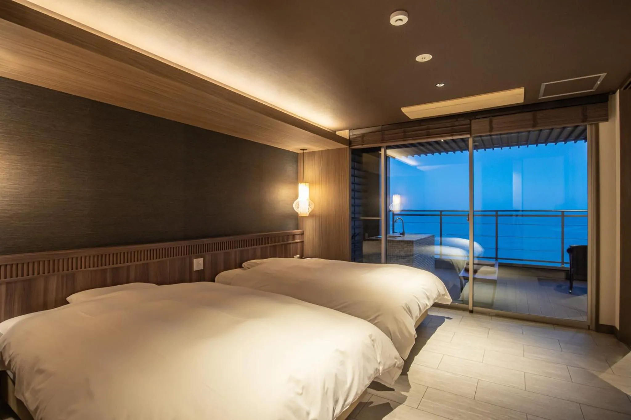 Bed in AMANE resort SEIKAI