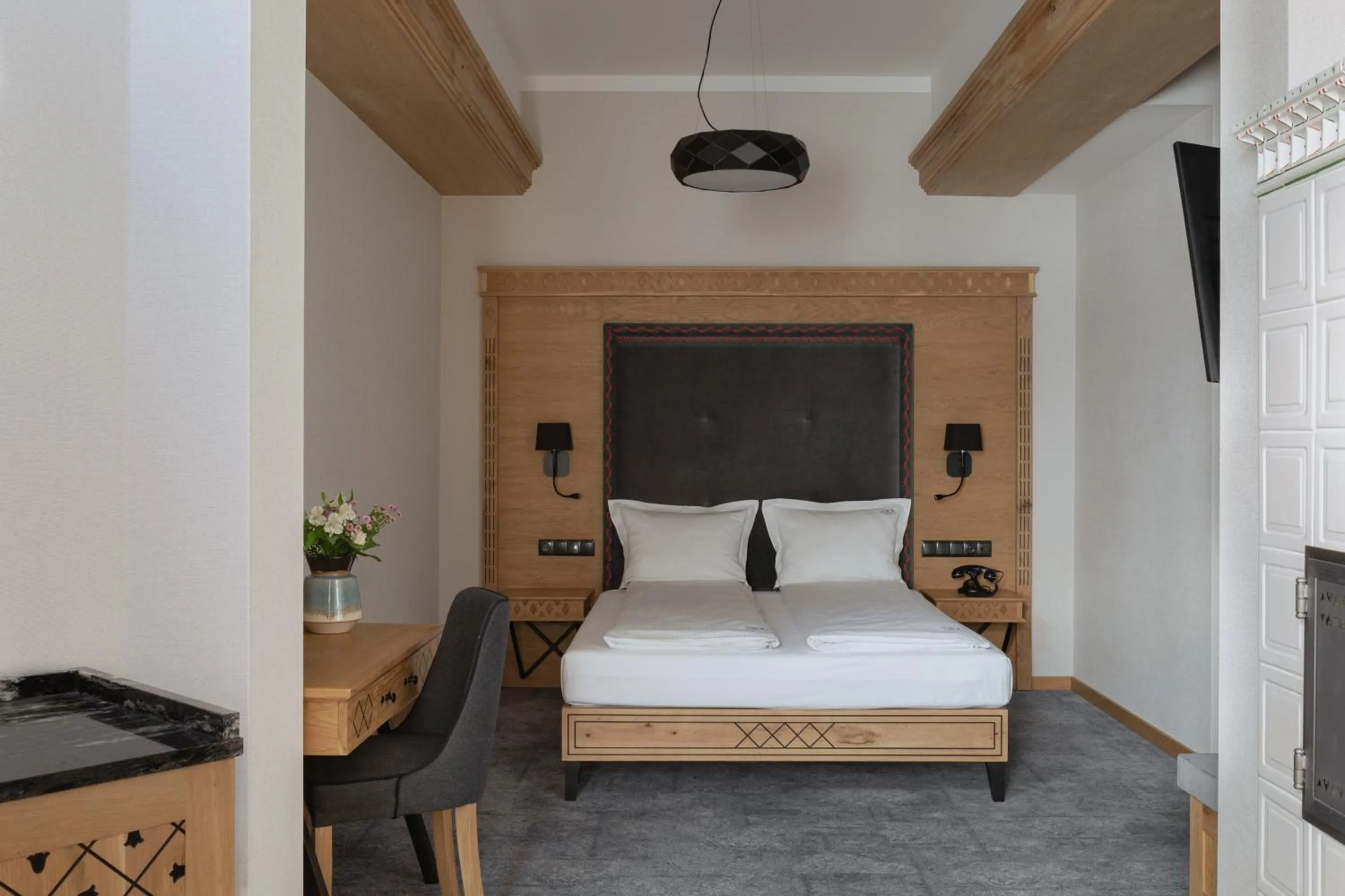 Bed in Aparthotel Cristina