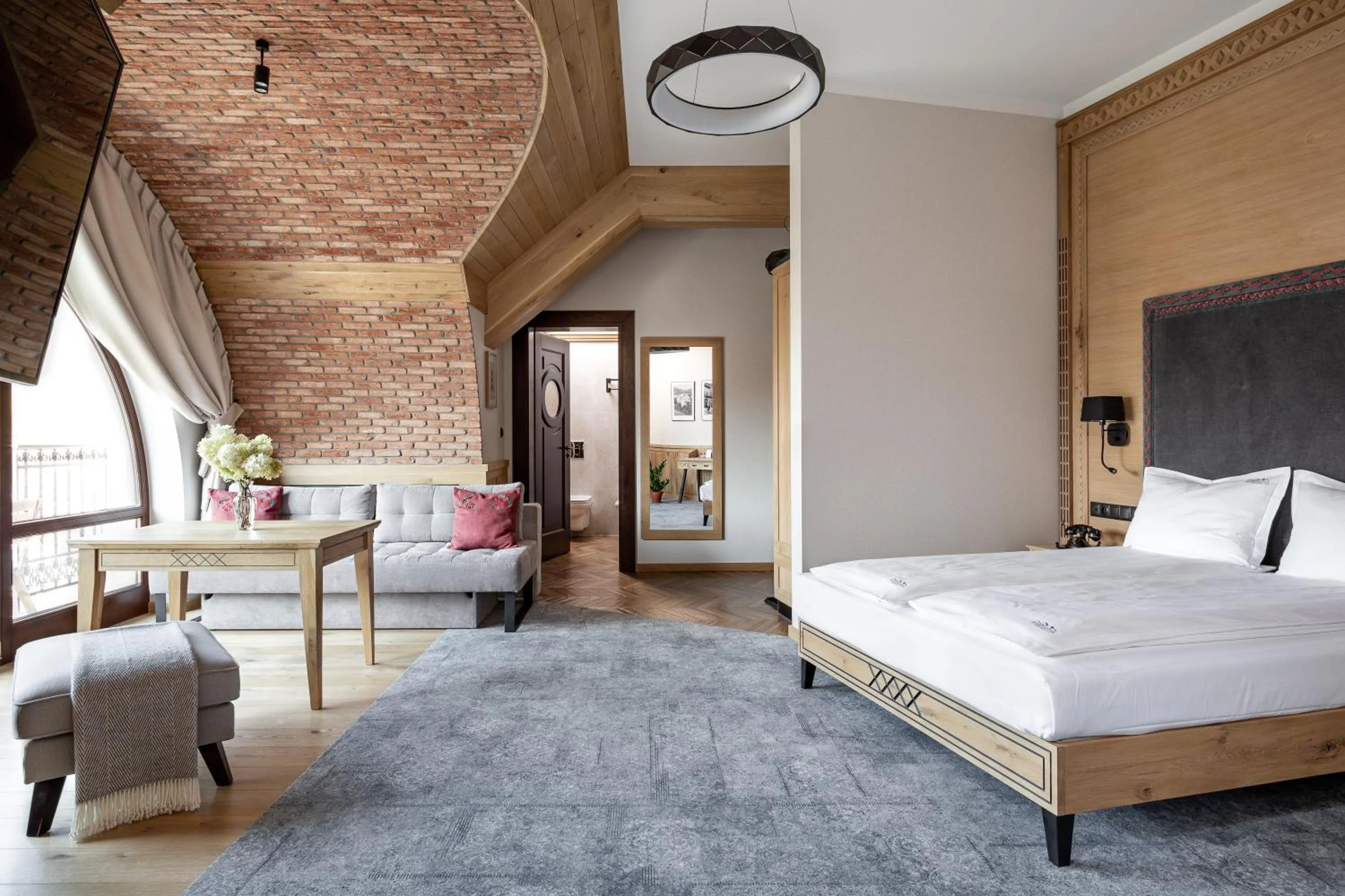 Bed in Aparthotel Cristina