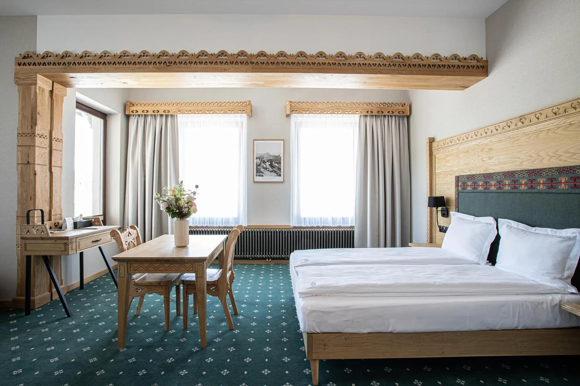 Bed in Aparthotel Cristina