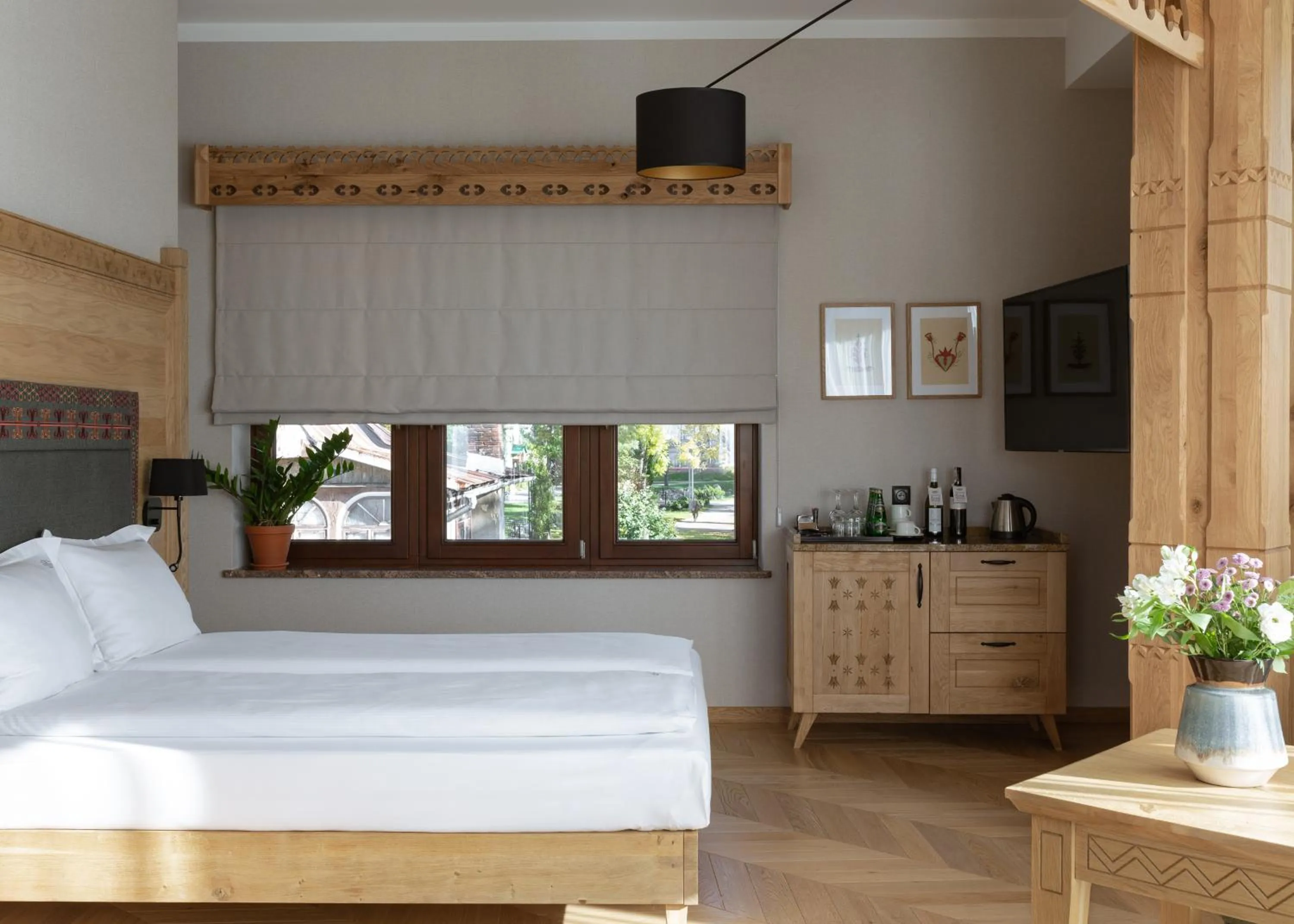 Bed in Aparthotel Cristina