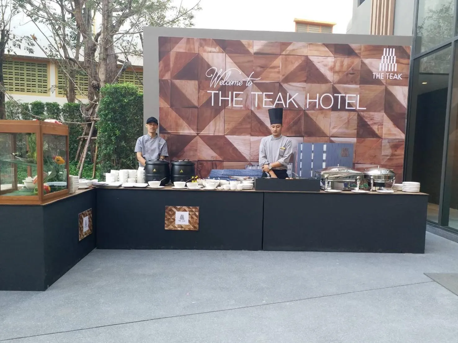 Breakfast in The Teak Hotel