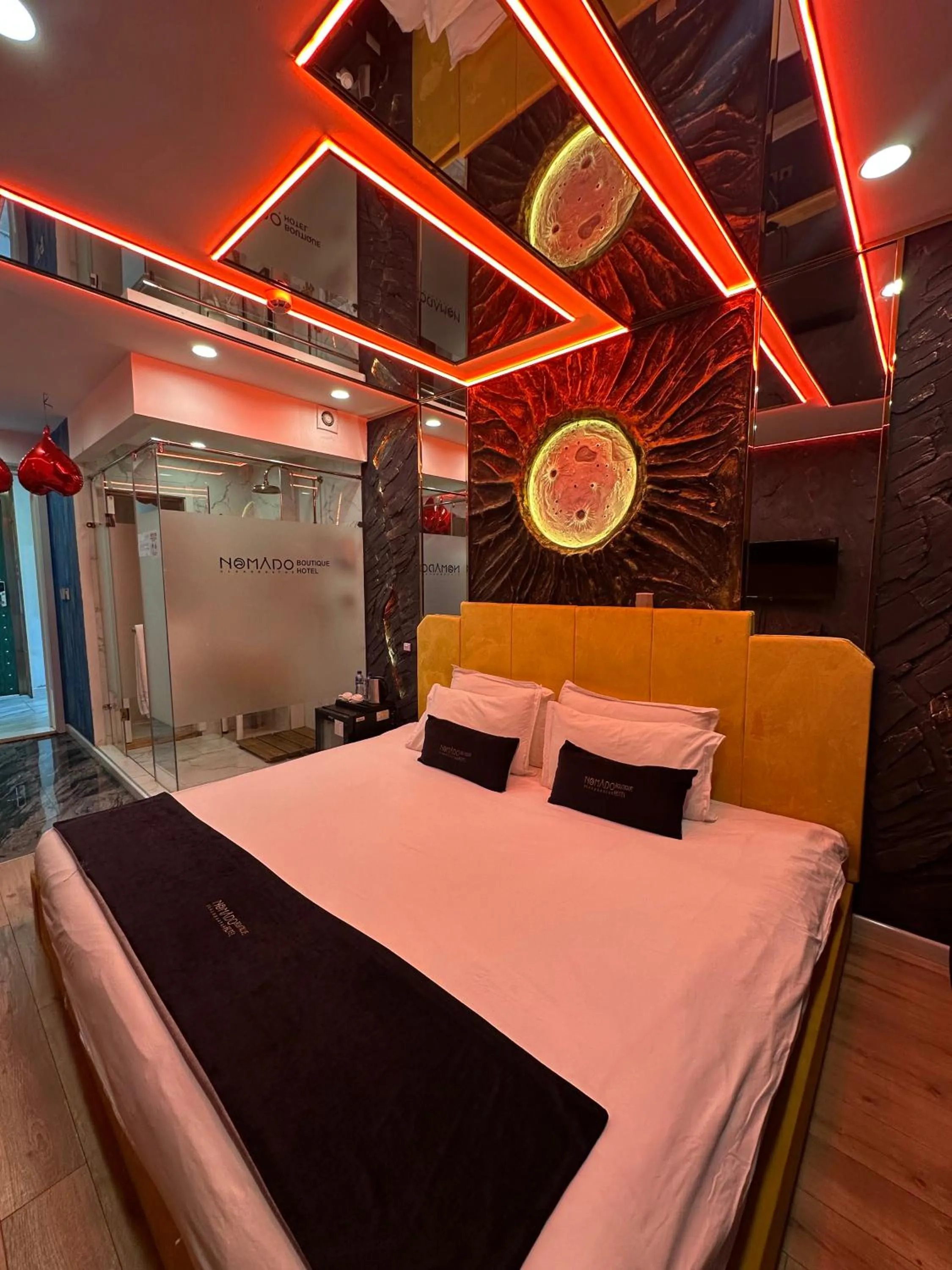 Bed in Nomado Boutique Hotel