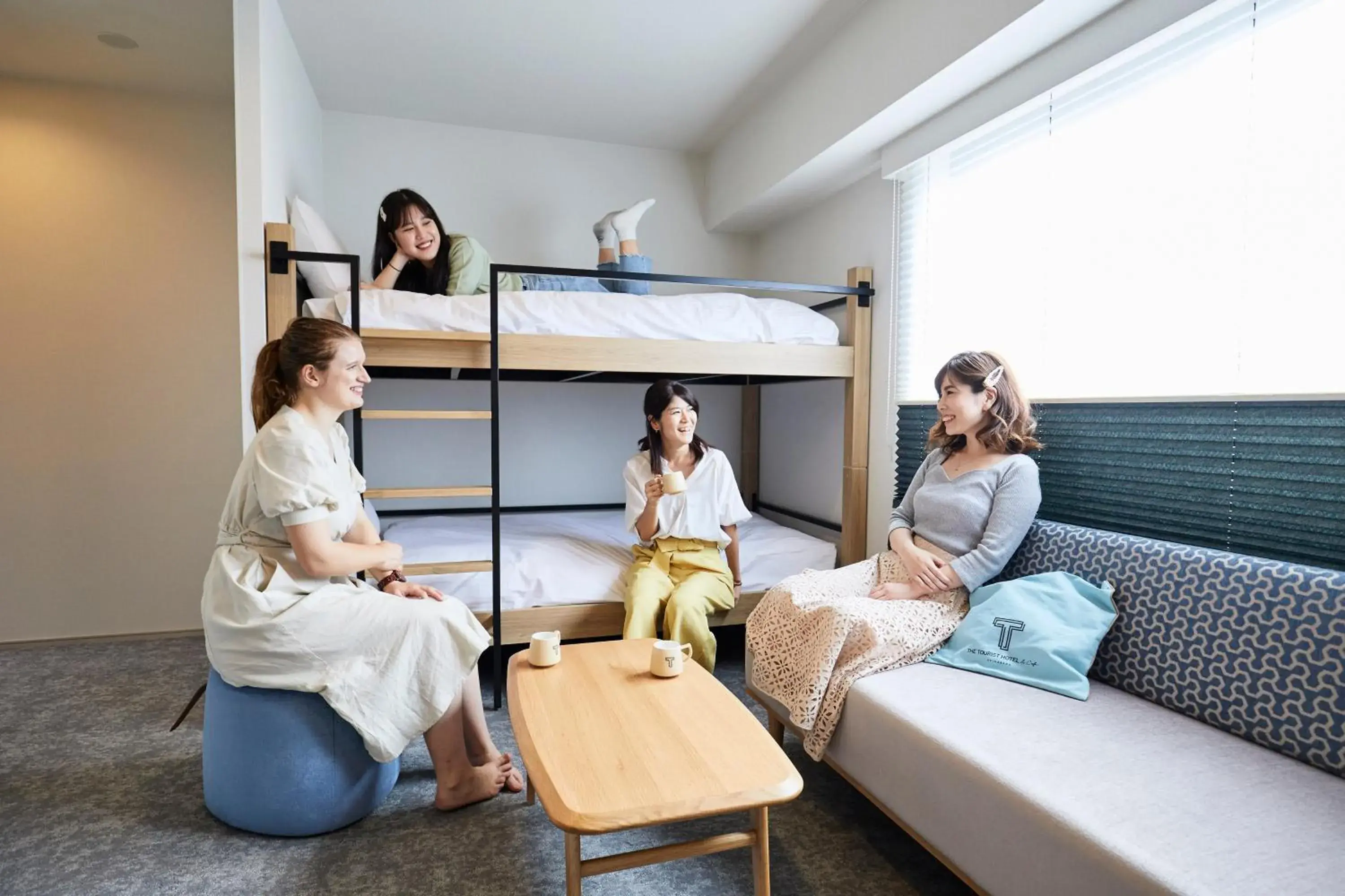 group of guests, Bed in THE TOURIST HOTEL & Cafe AKIHABARA group of guests, Bed in THE TOURIST HOTEL & Cafe AKIHABARA