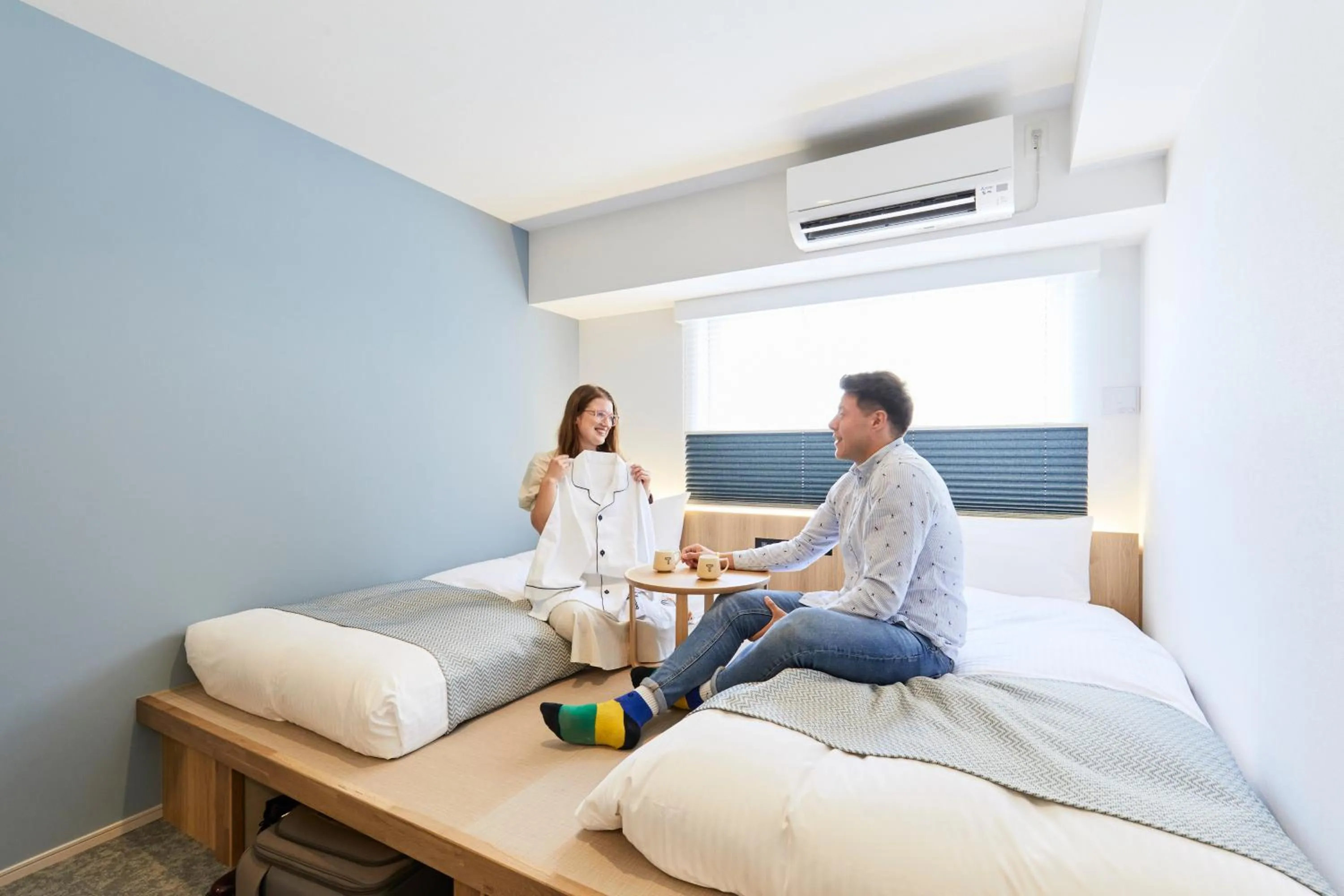 Photo of the whole room, Bed in THE TOURIST HOTEL & Cafe AKIHABARA