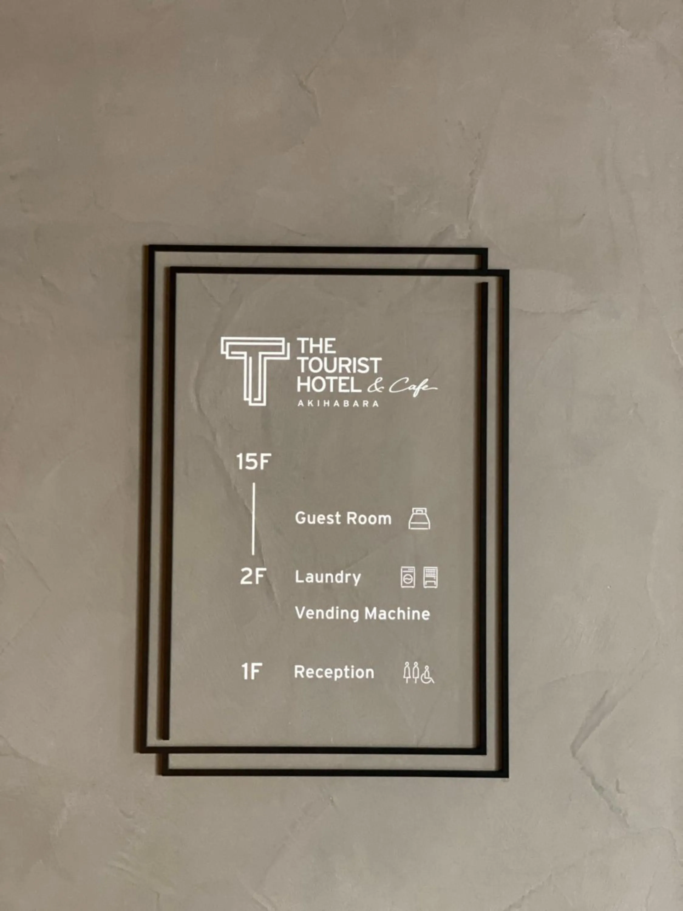 Decorative detail in THE TOURIST HOTEL & Cafe AKIHABARA