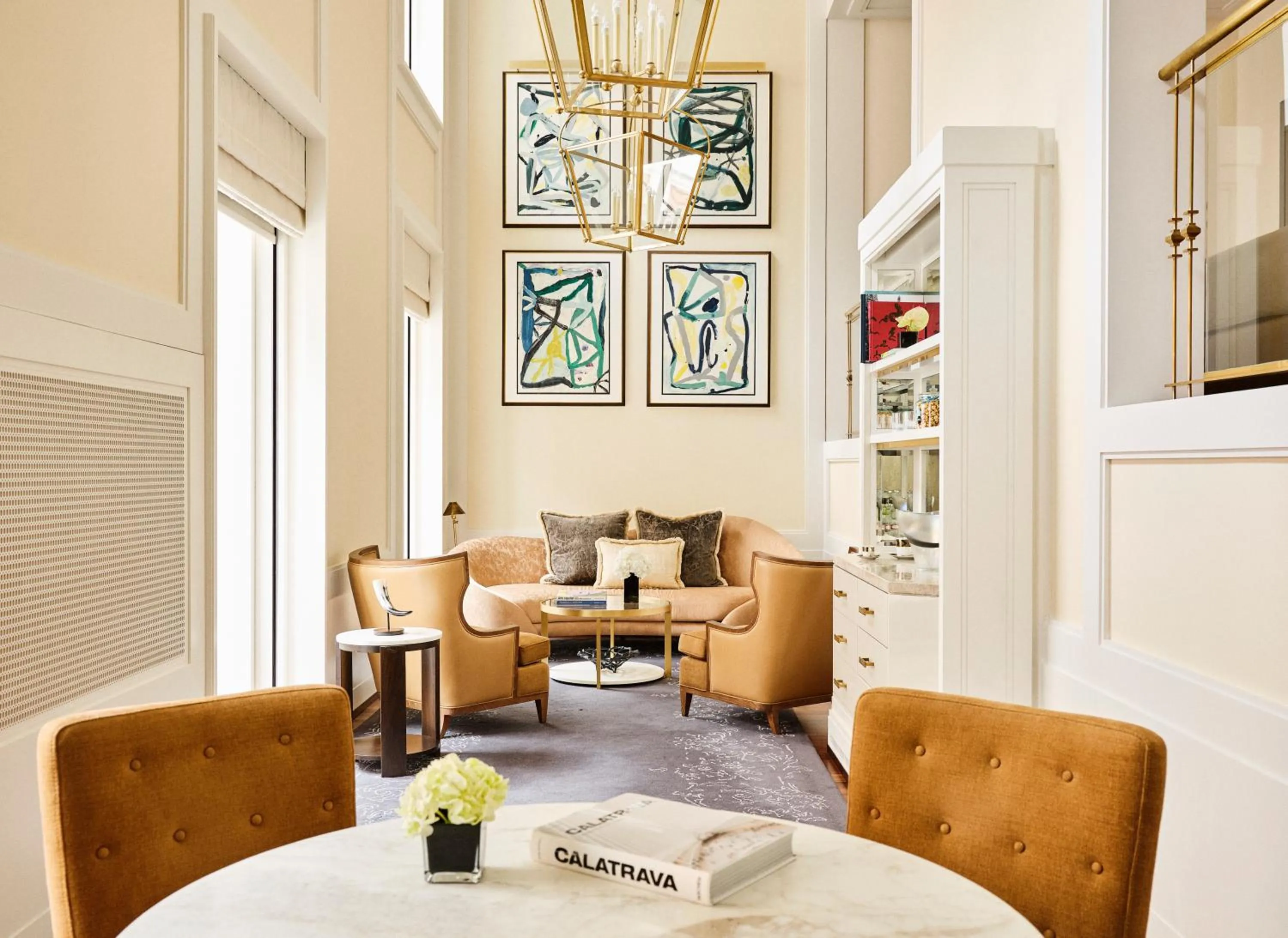 Living room in Four Seasons Hotel Madrid