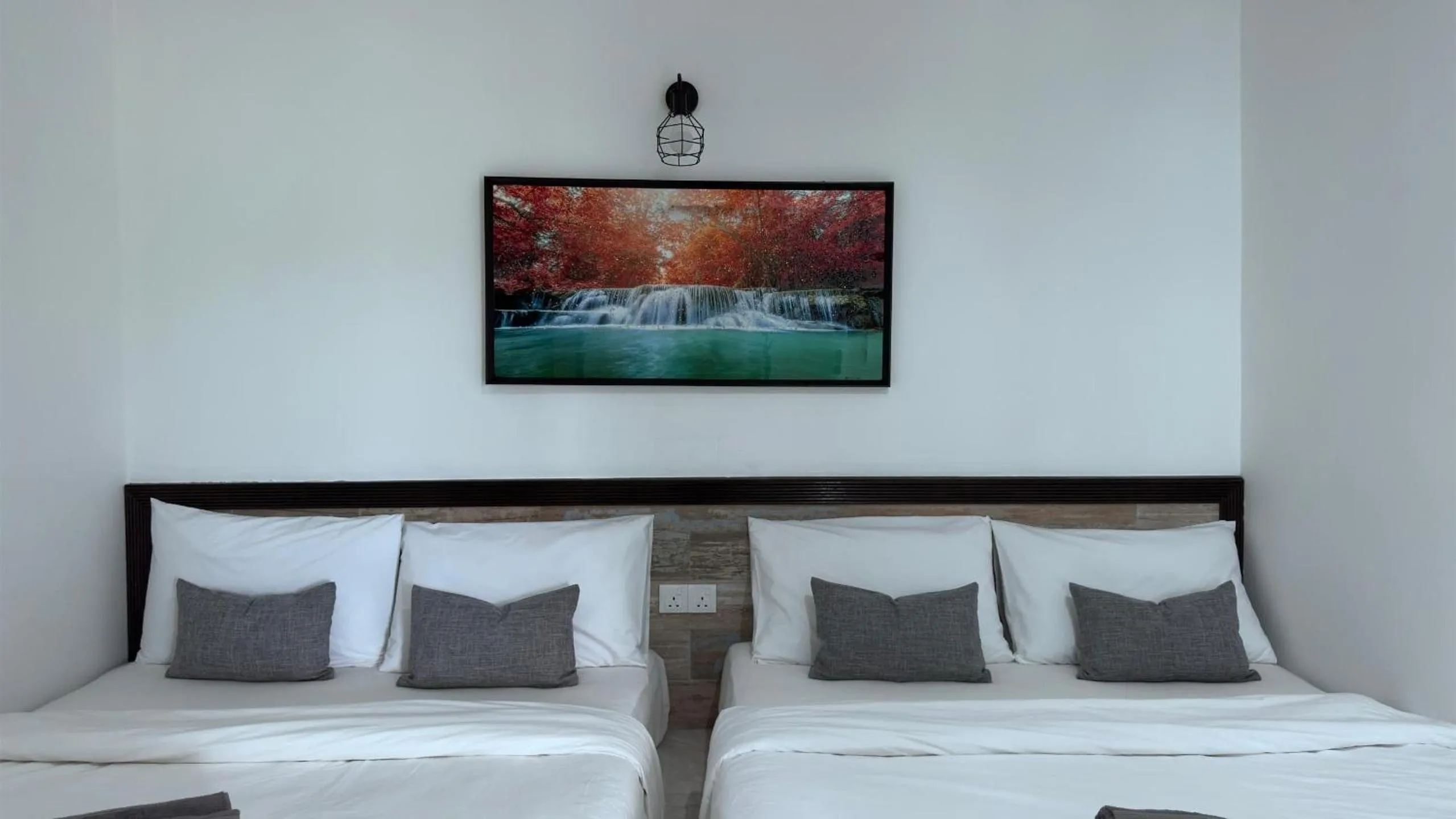 Bed in DVilla Guesthouse Langkawi