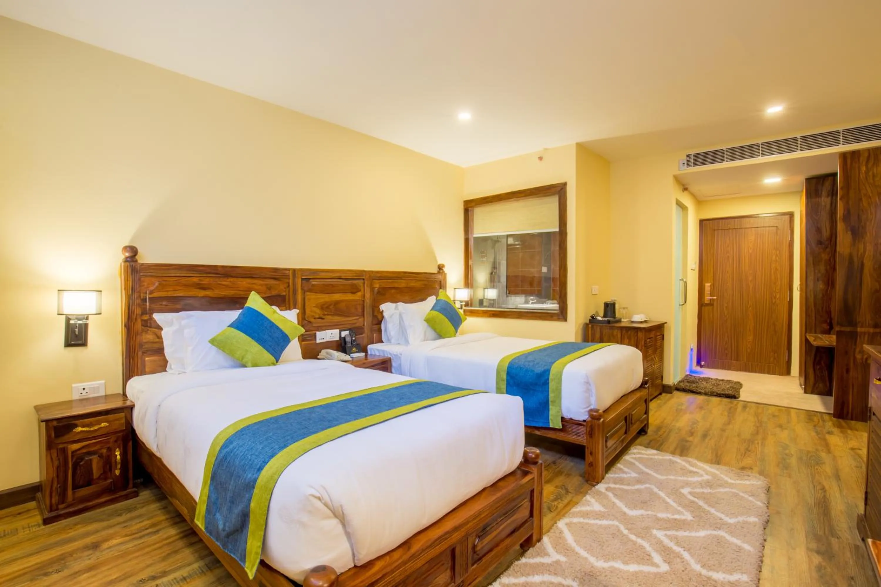 Bed in Aagantuk Resort