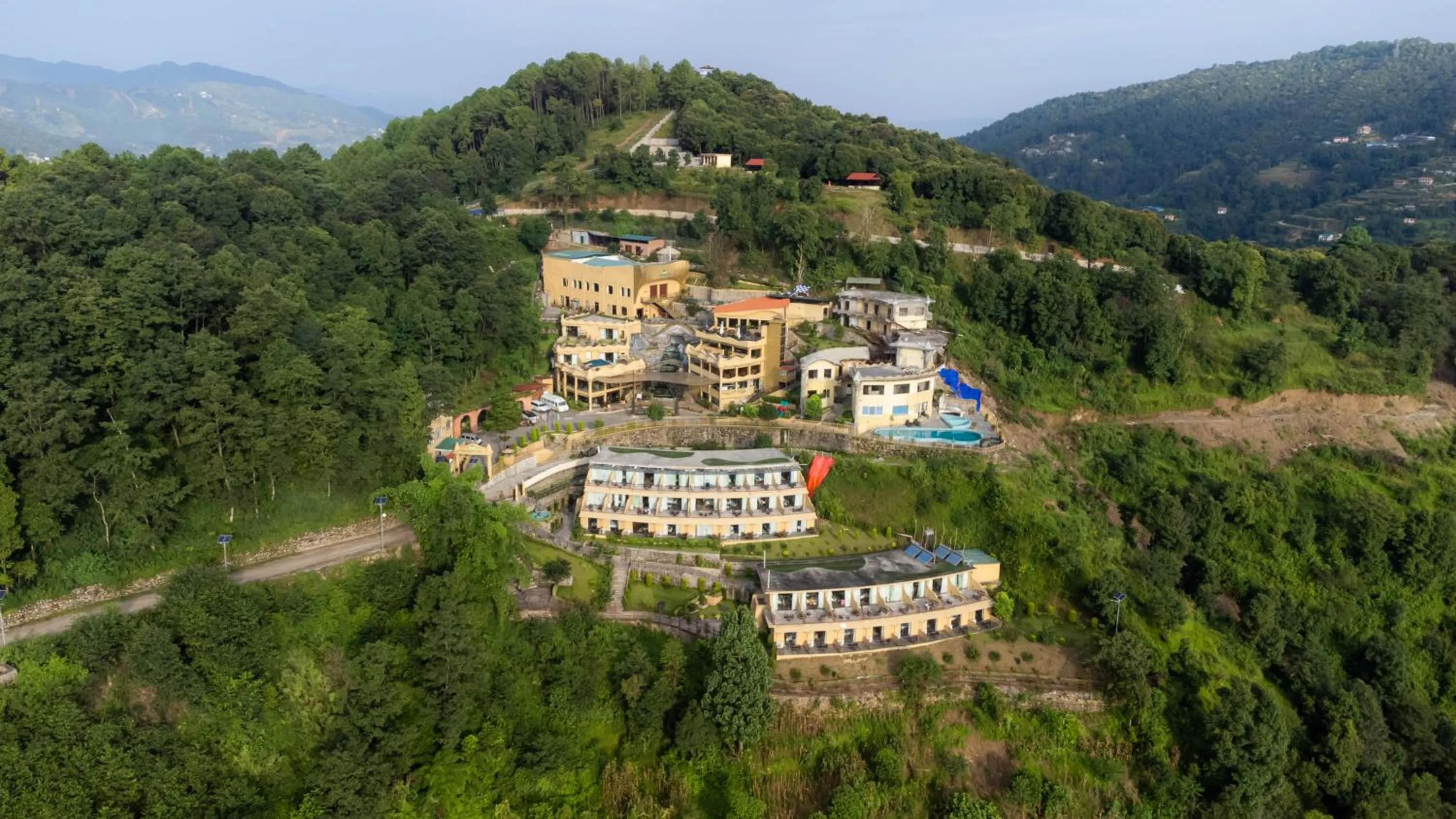 Bird's eye view in Aagantuk Resort