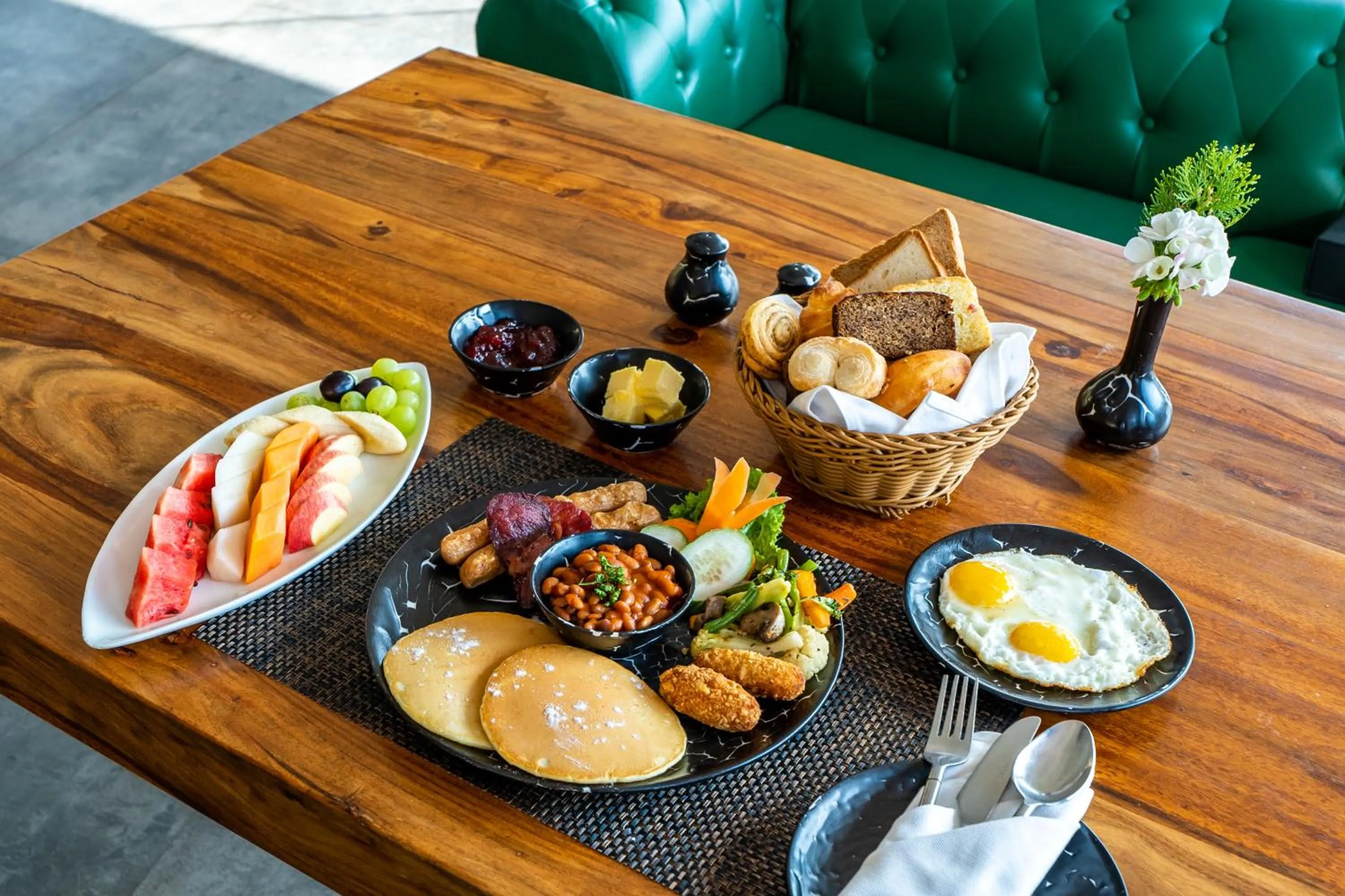 Breakfast in Aagantuk Resort