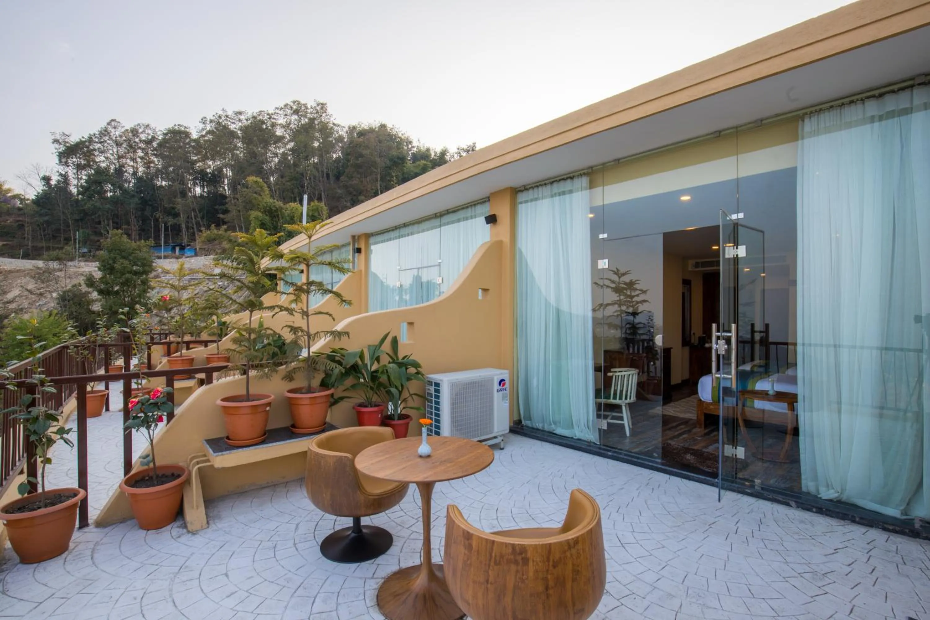 Patio in Aagantuk Resort