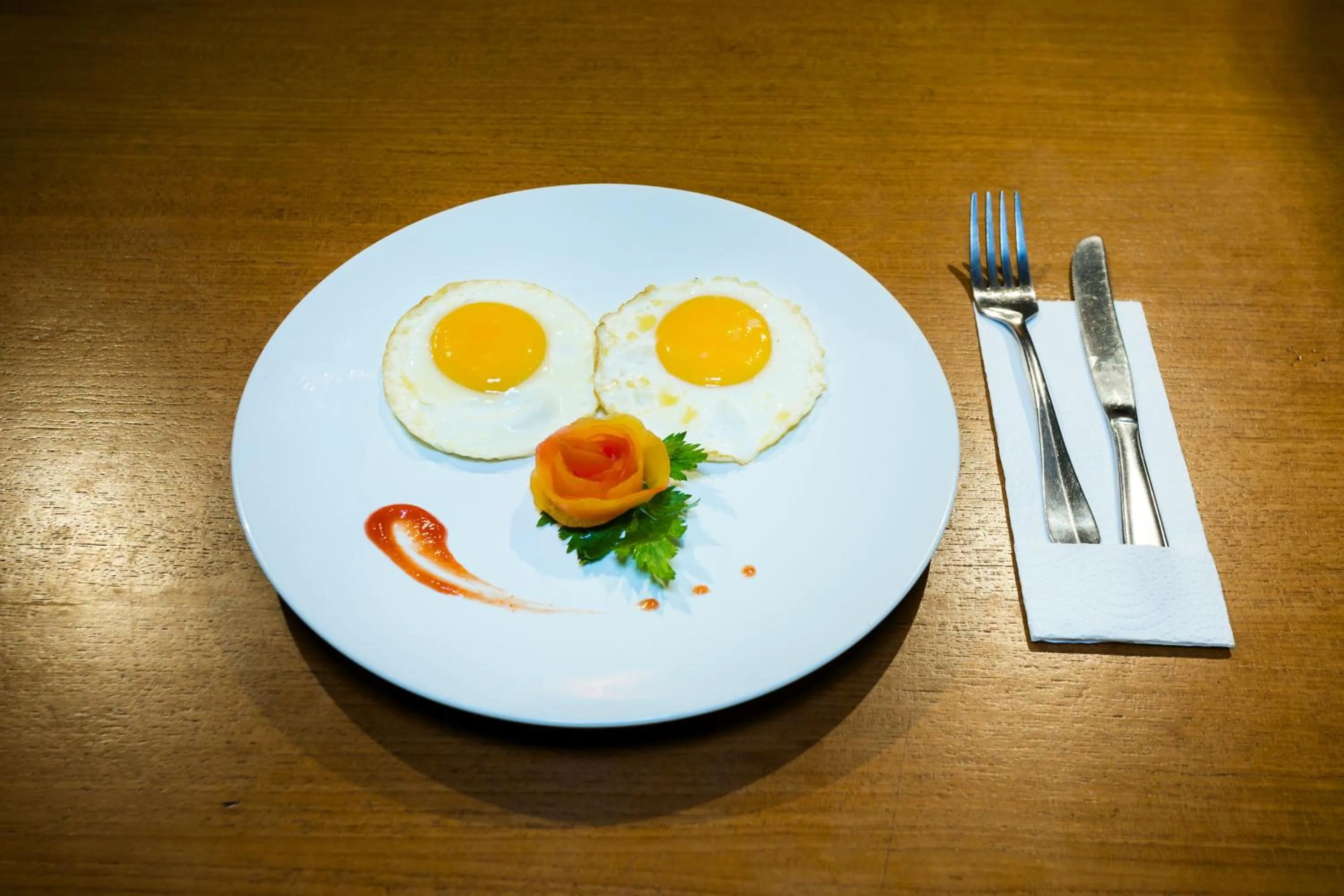 American breakfast in Ani's Villas