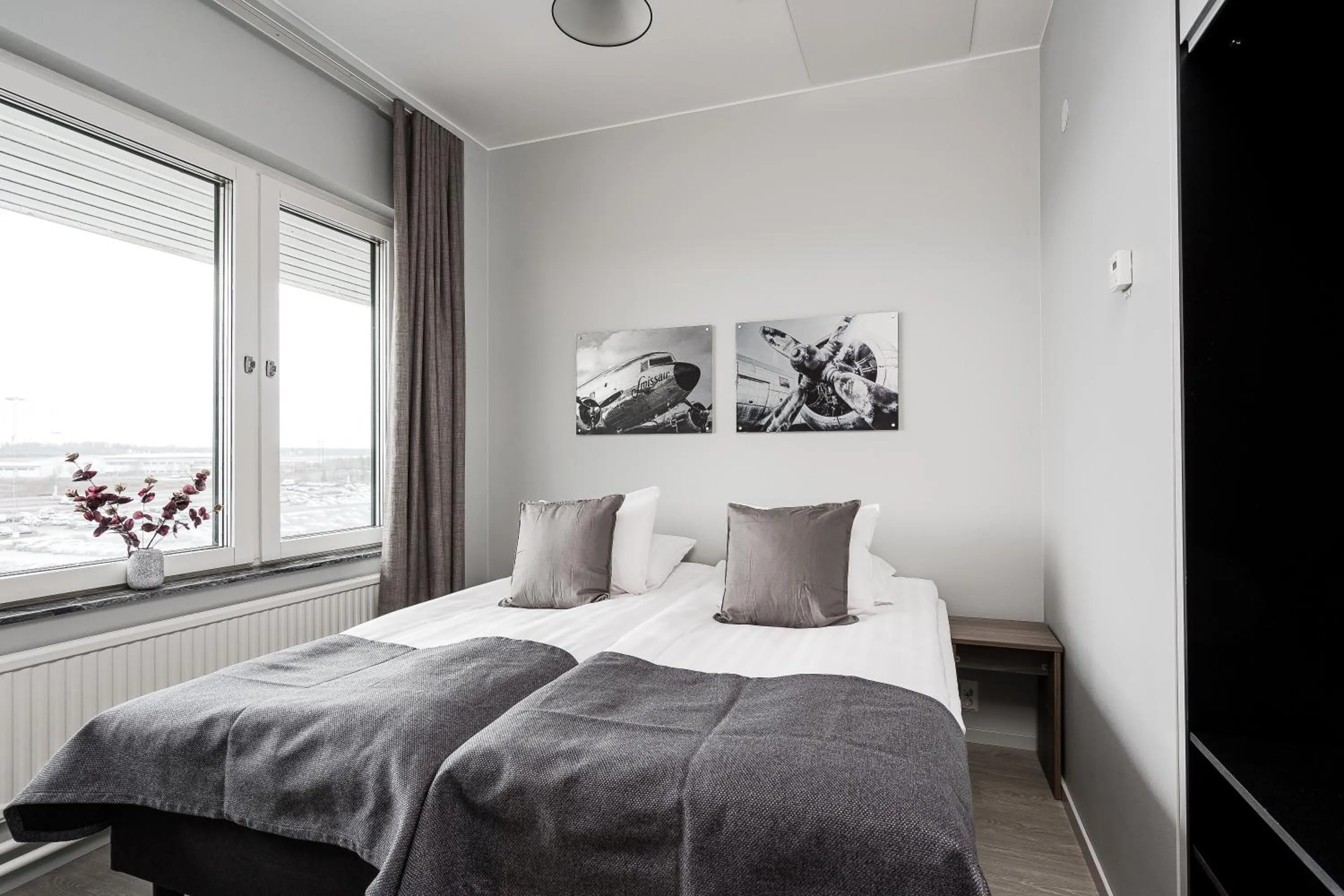 Bedroom, Bed in Forenom Hotels & Apartments Arlanda