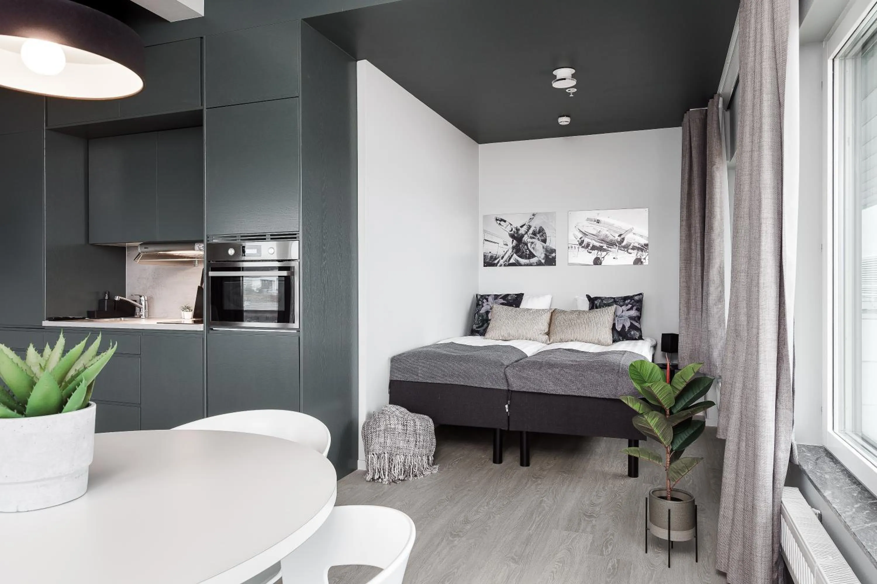 Bed in Forenom Hotels & Apartments Arlanda