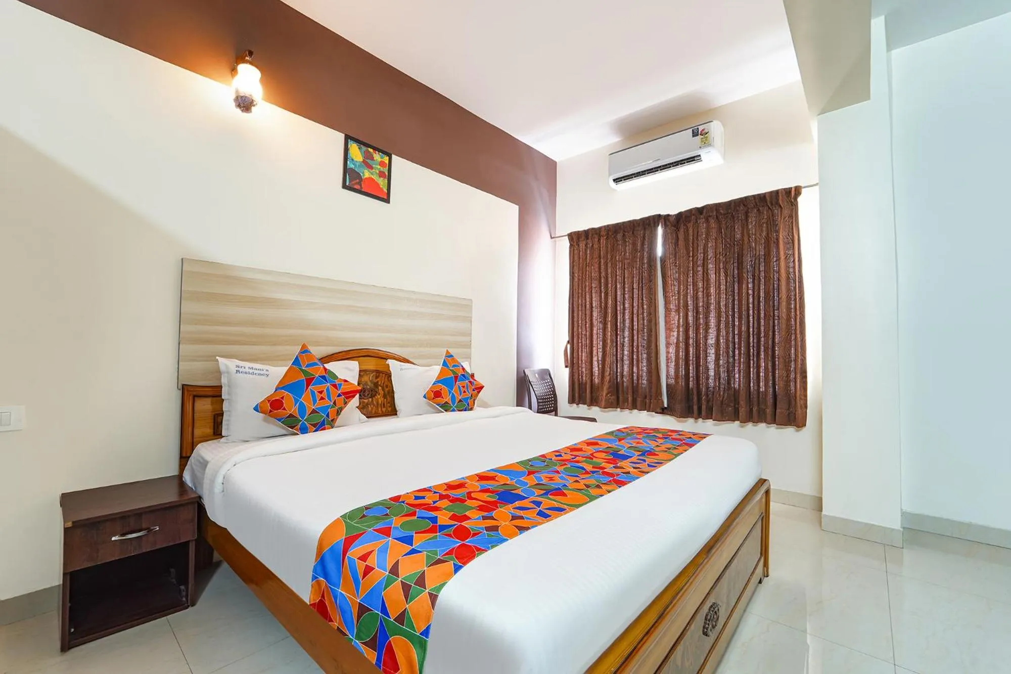 Bed in Itsy Hotels Sri Mani'S Residency, Coimbatore Airport
