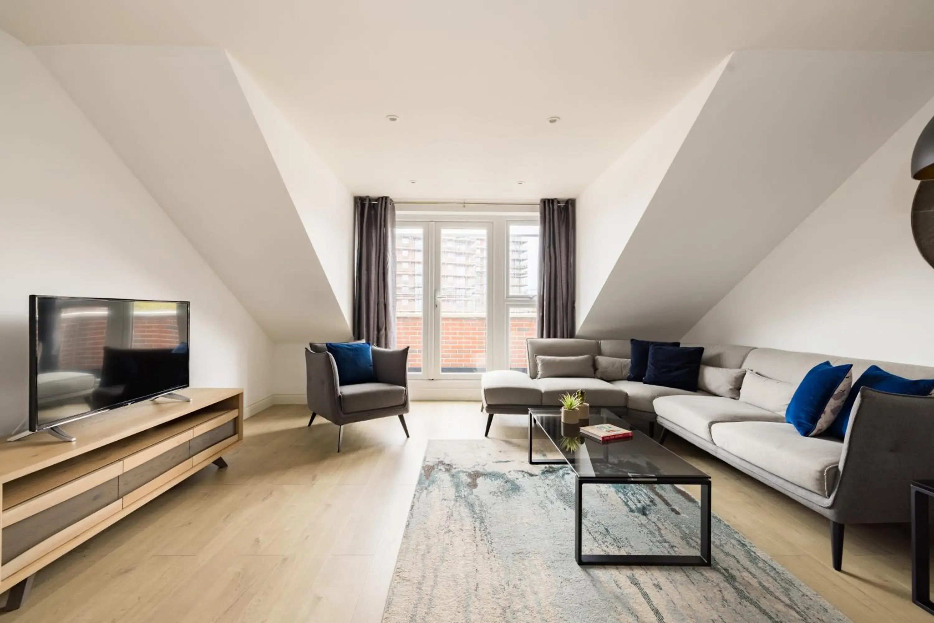 Living room in Charles Hope Staines Centre Living room in Charles Hope Staines Centre