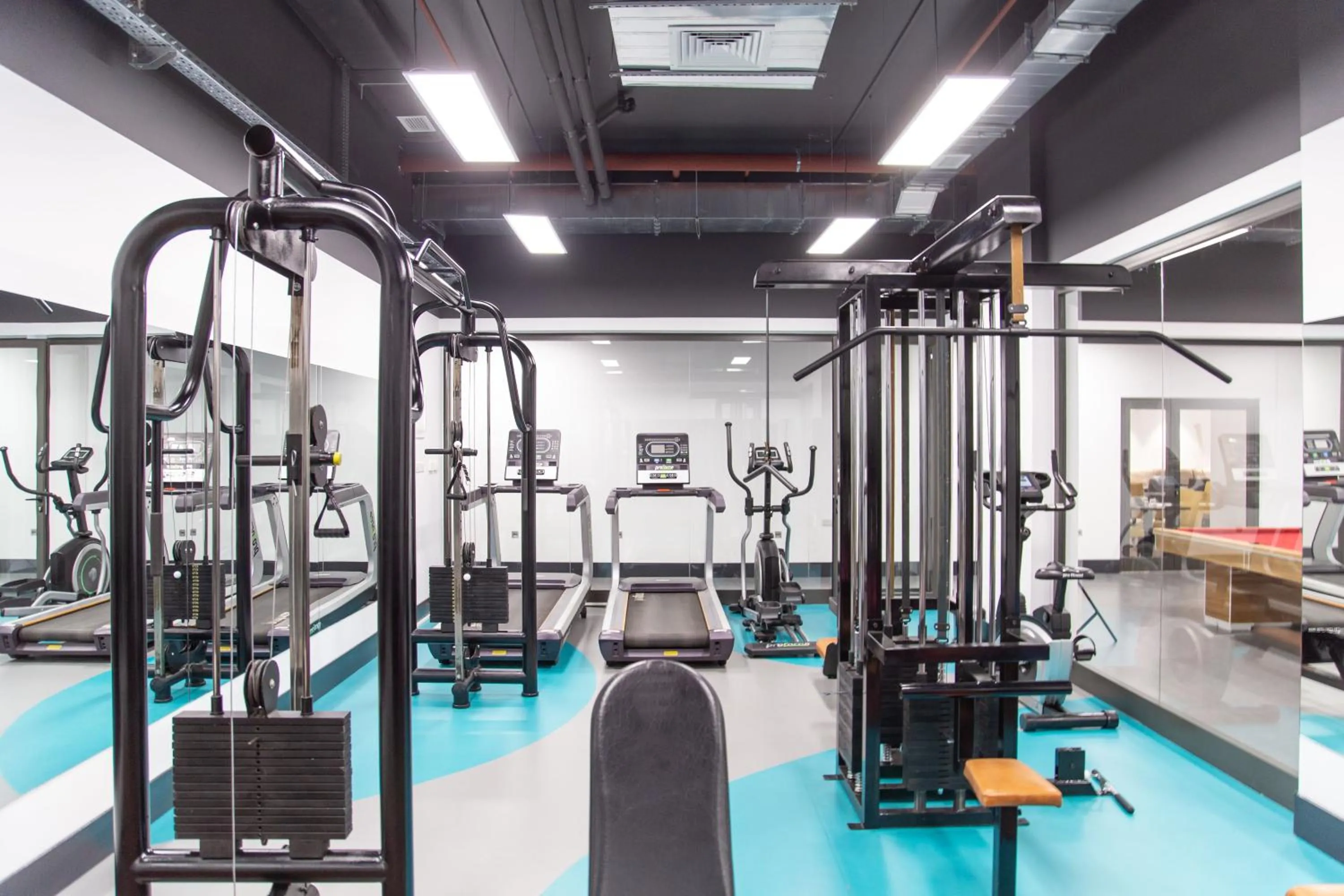 Fitness centre/facilities in Hotel Sun