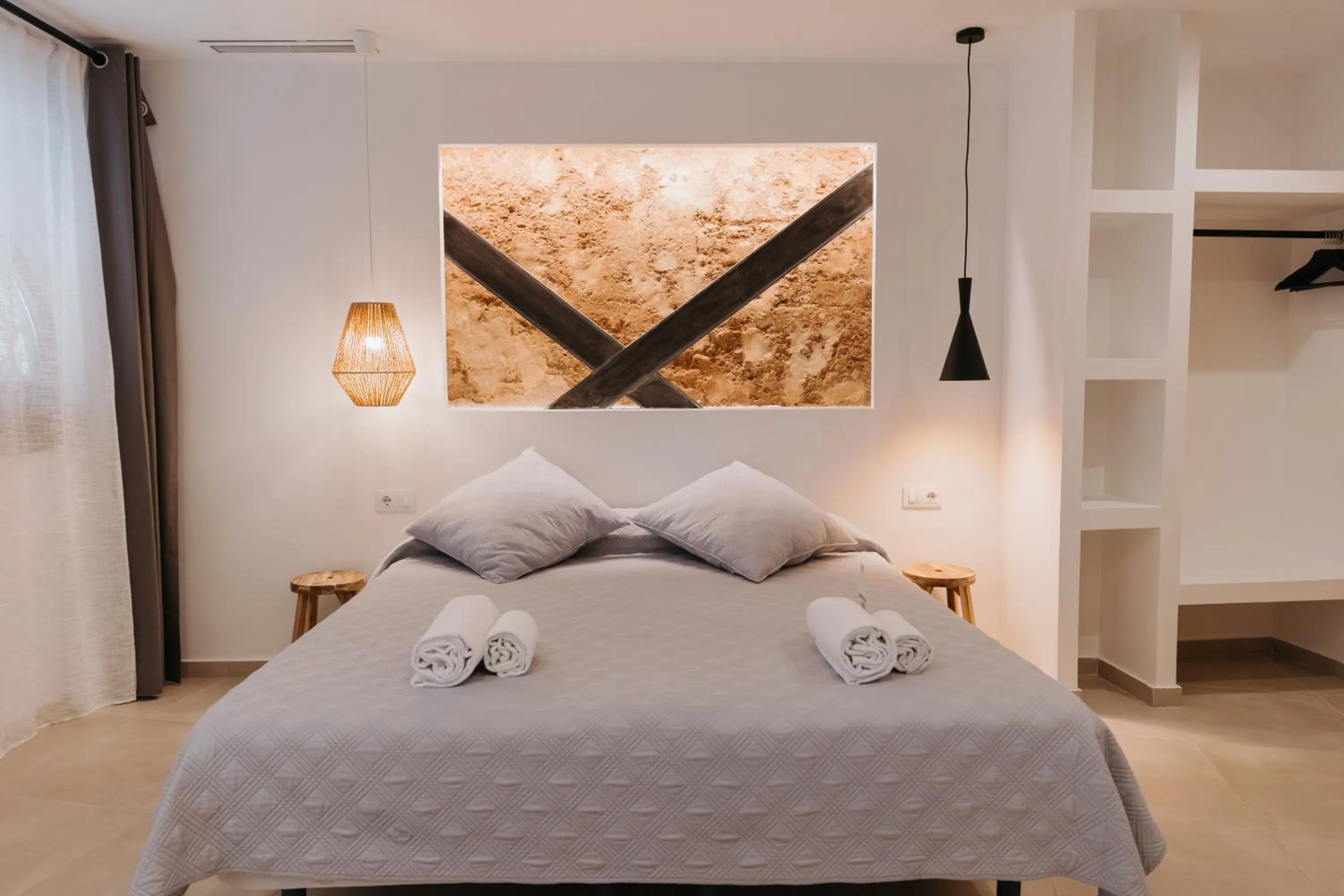Bed in Hulot B&B Valencia